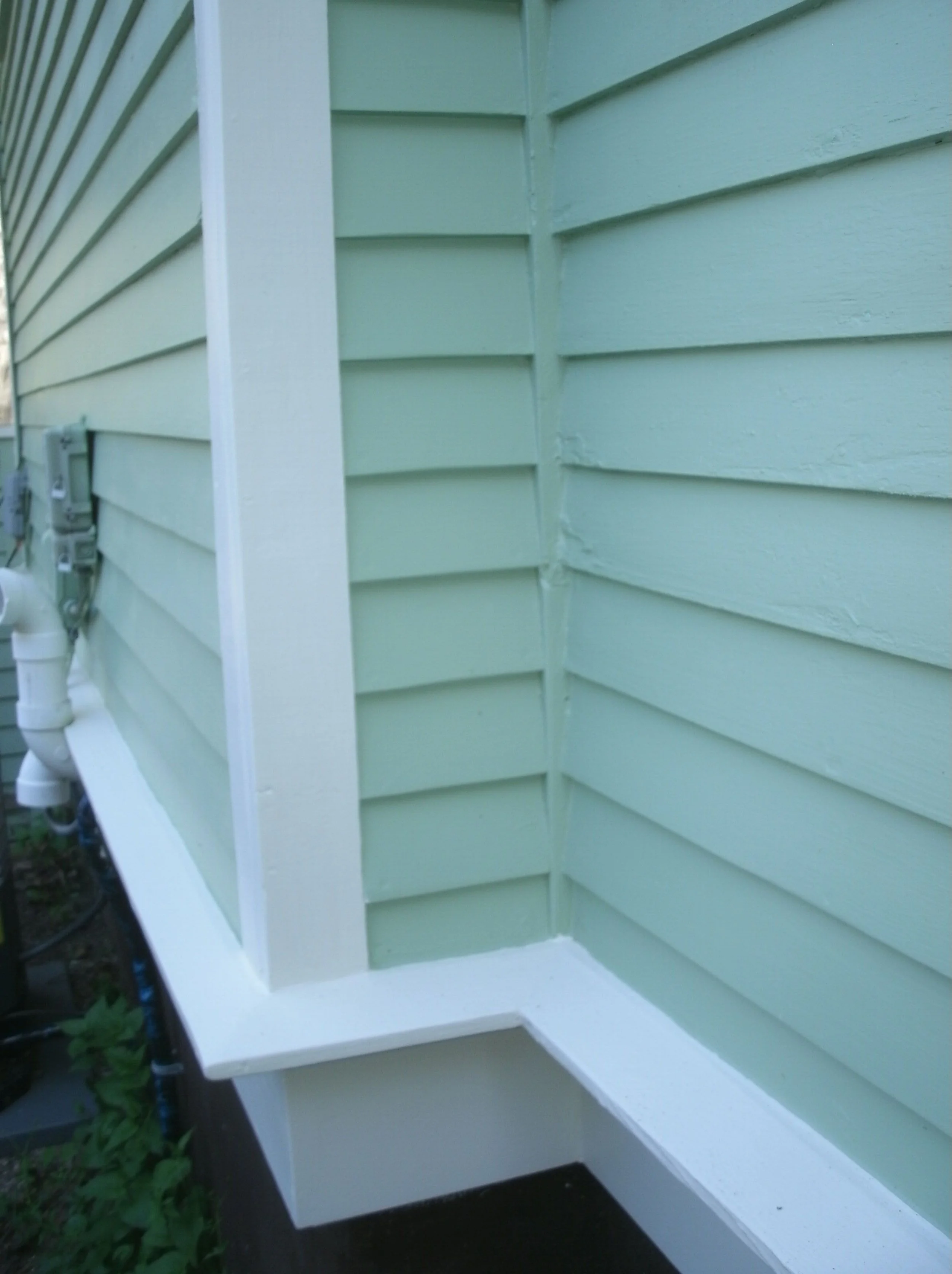 The same corner detail with view with more elevation.