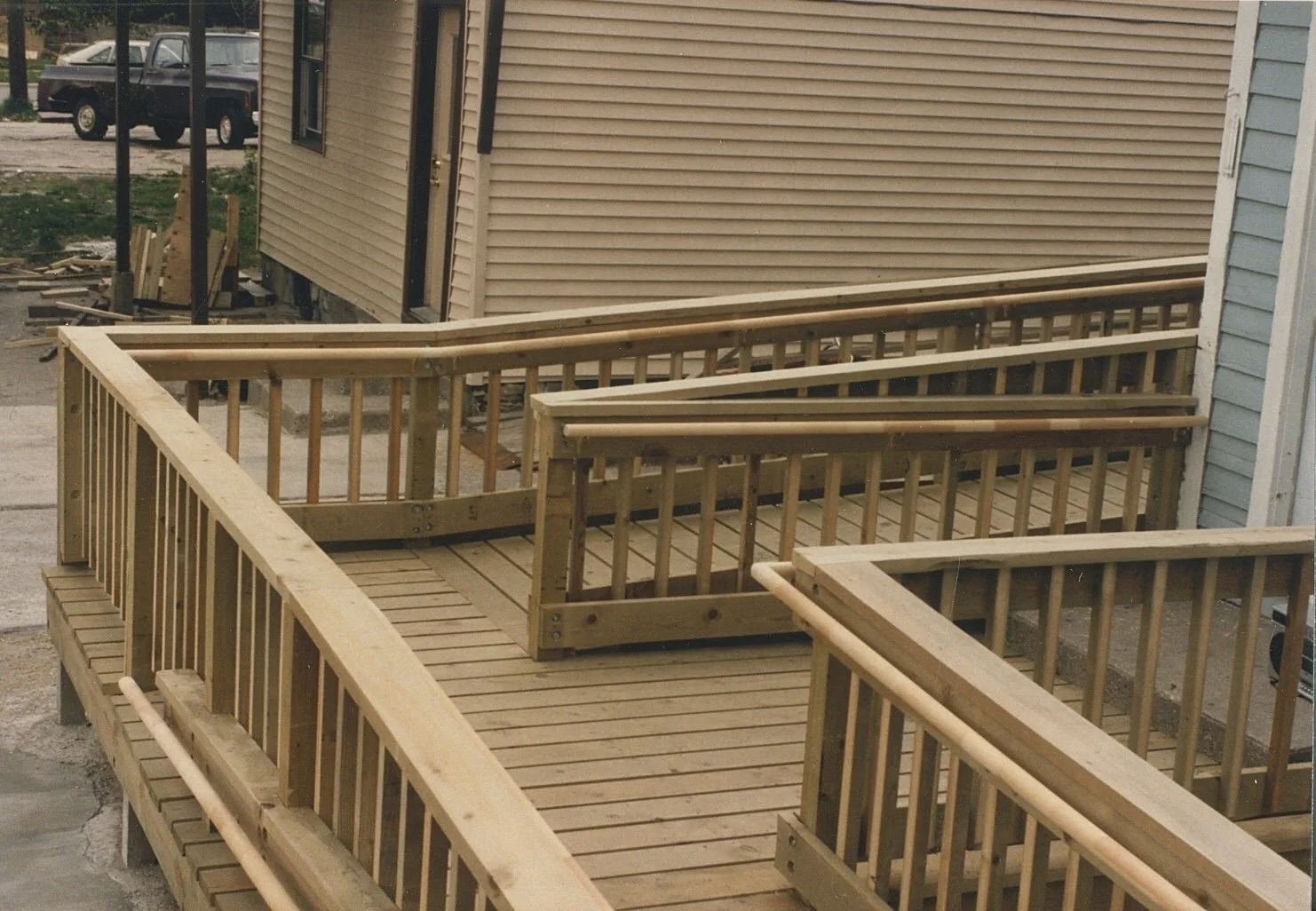 Another view of that turn in the ramp