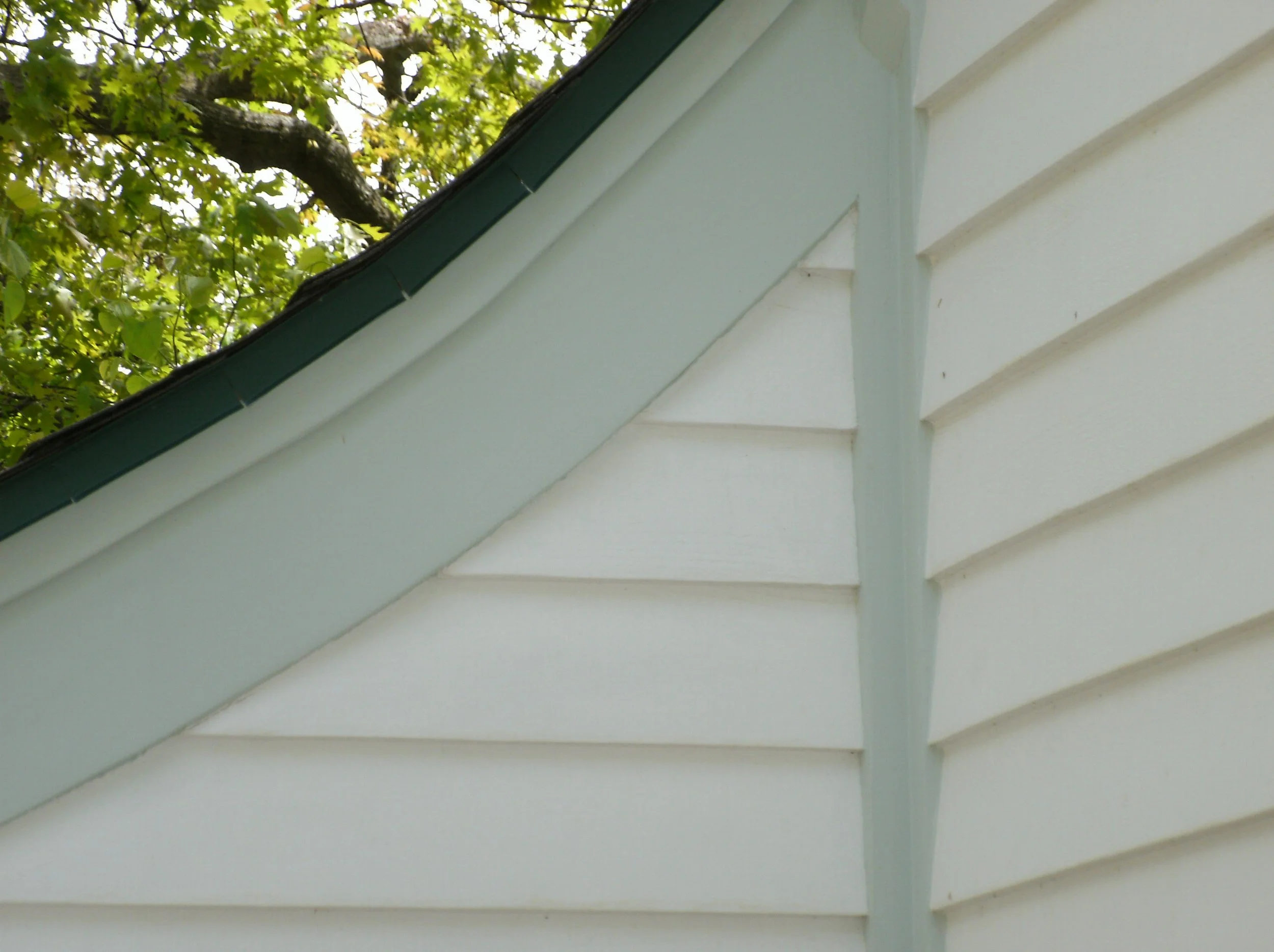 Trim detail, especially cap trim and siding.