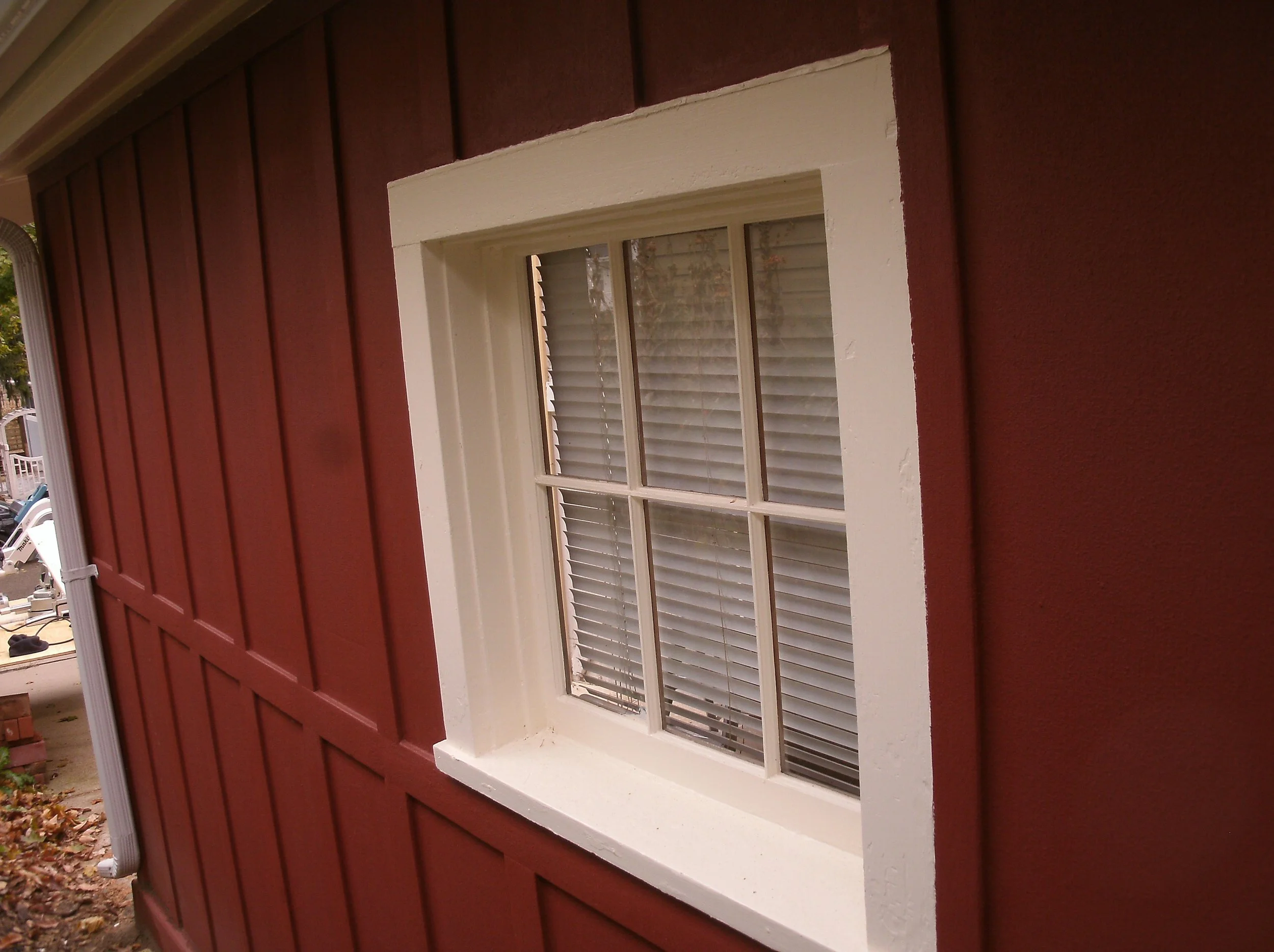  A view of the once rotted right side finished