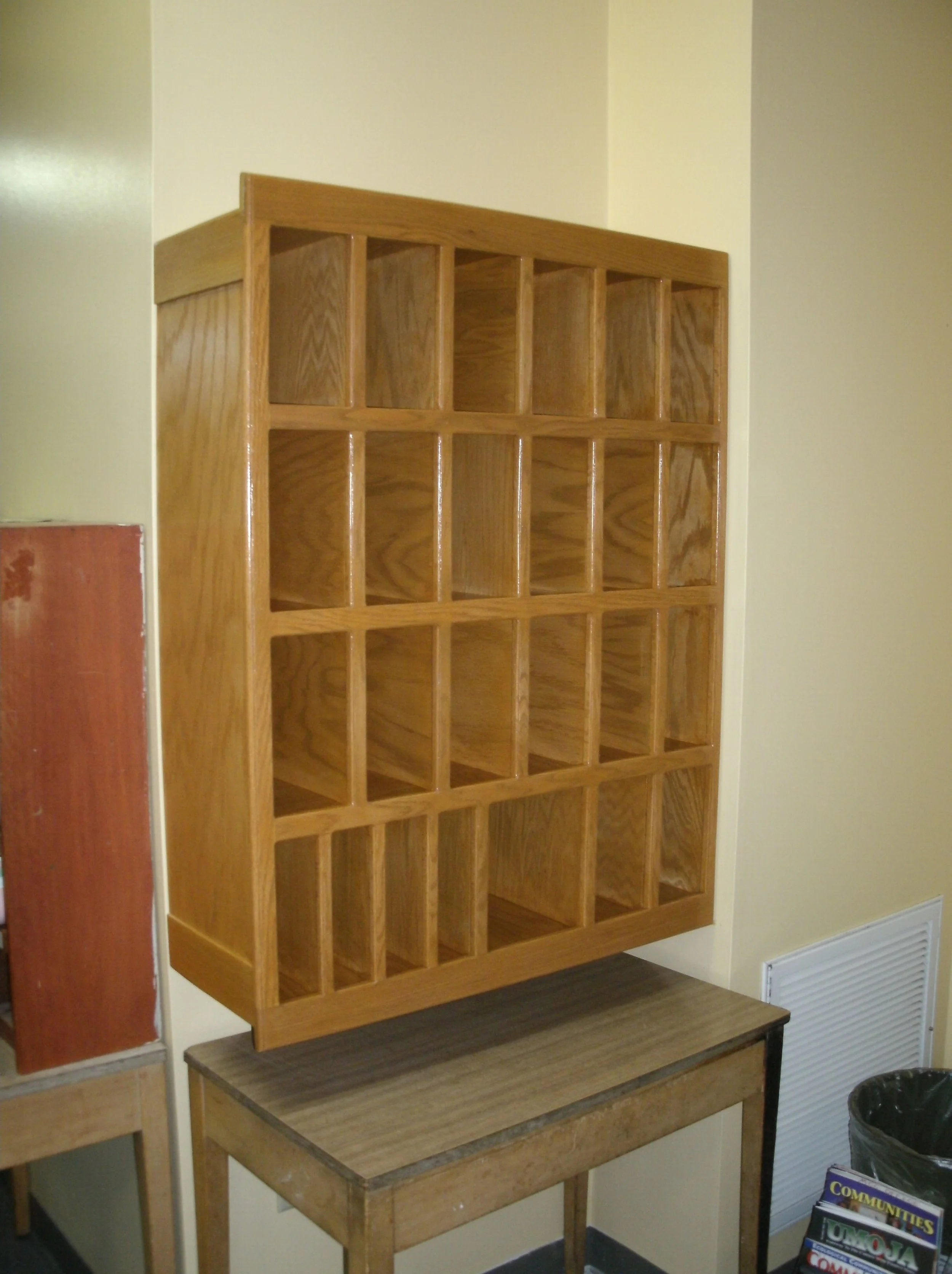 A second view of the Mail routing unit