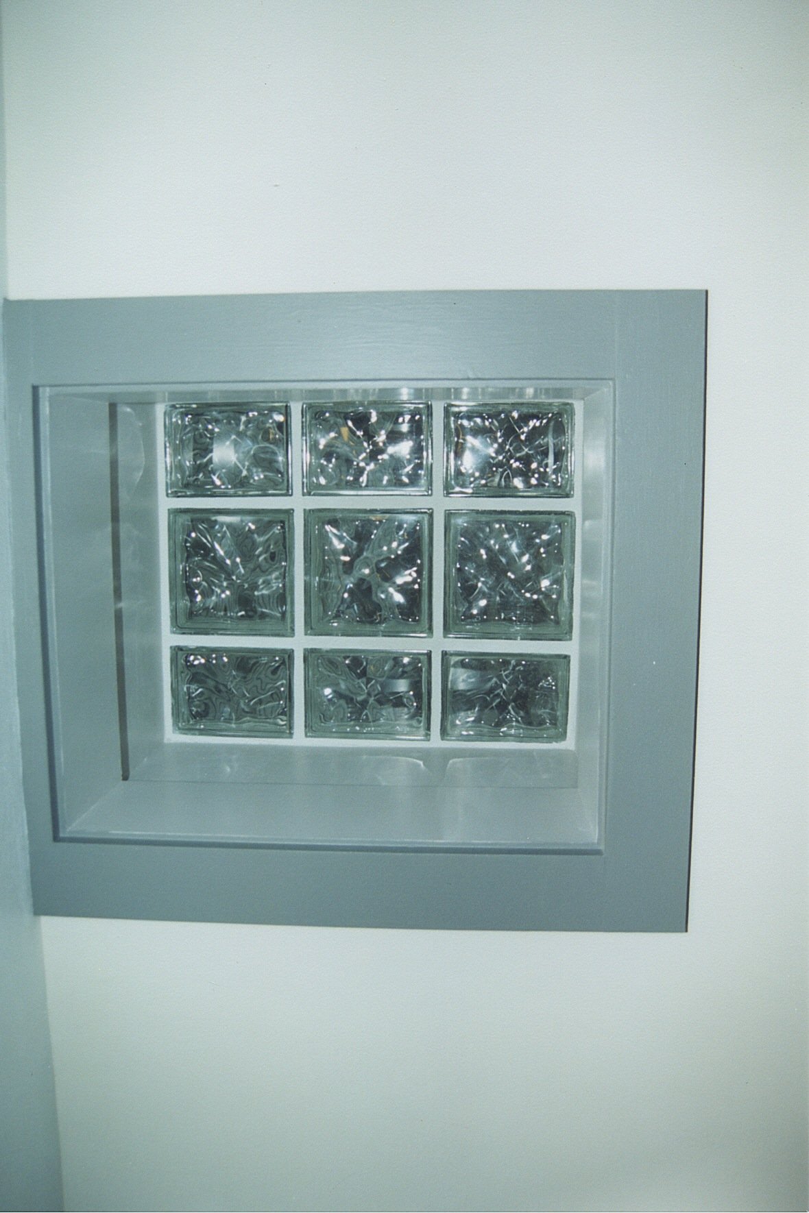 Close-up of coal scuttle window