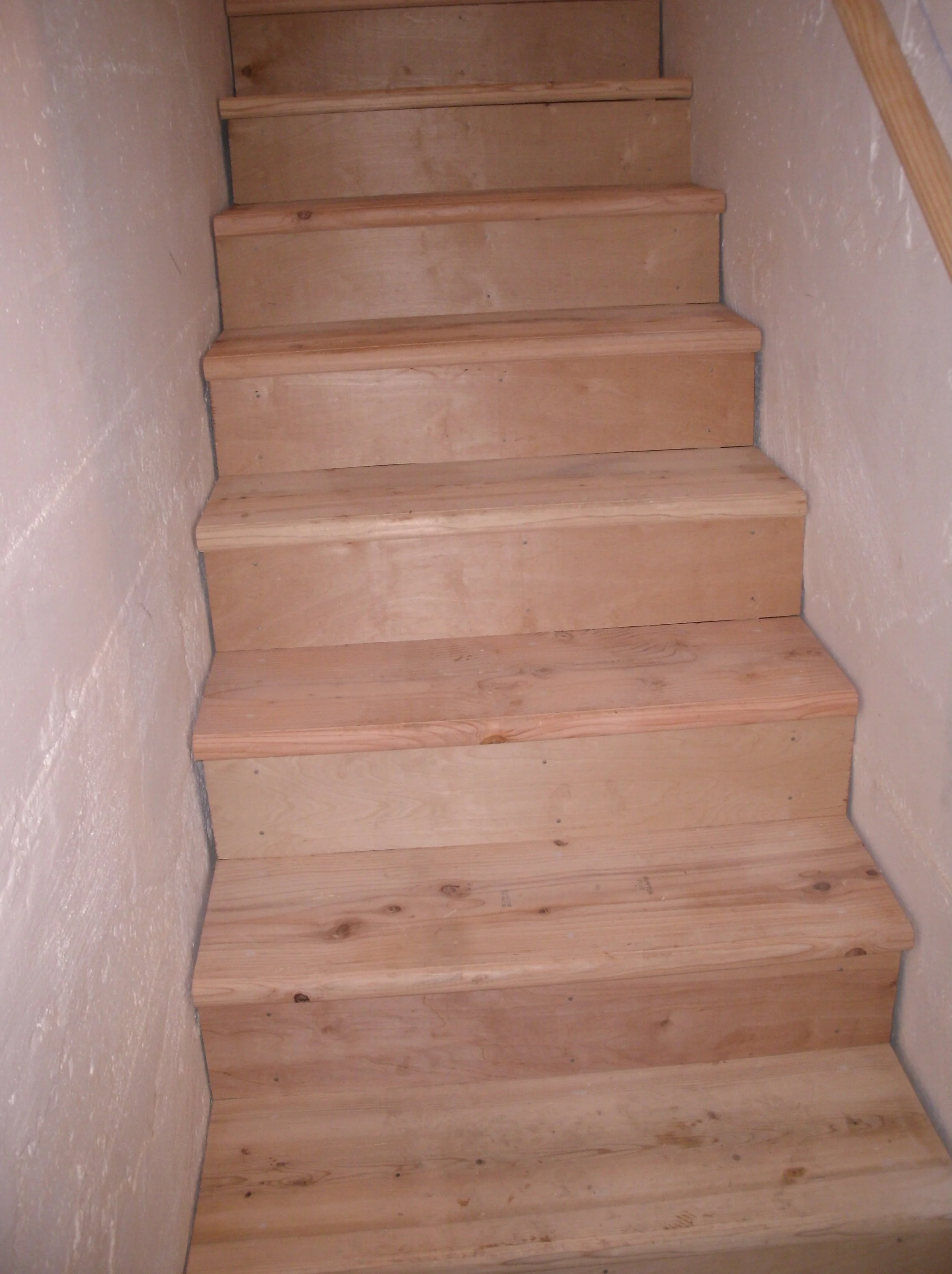 Another view of the new stairs