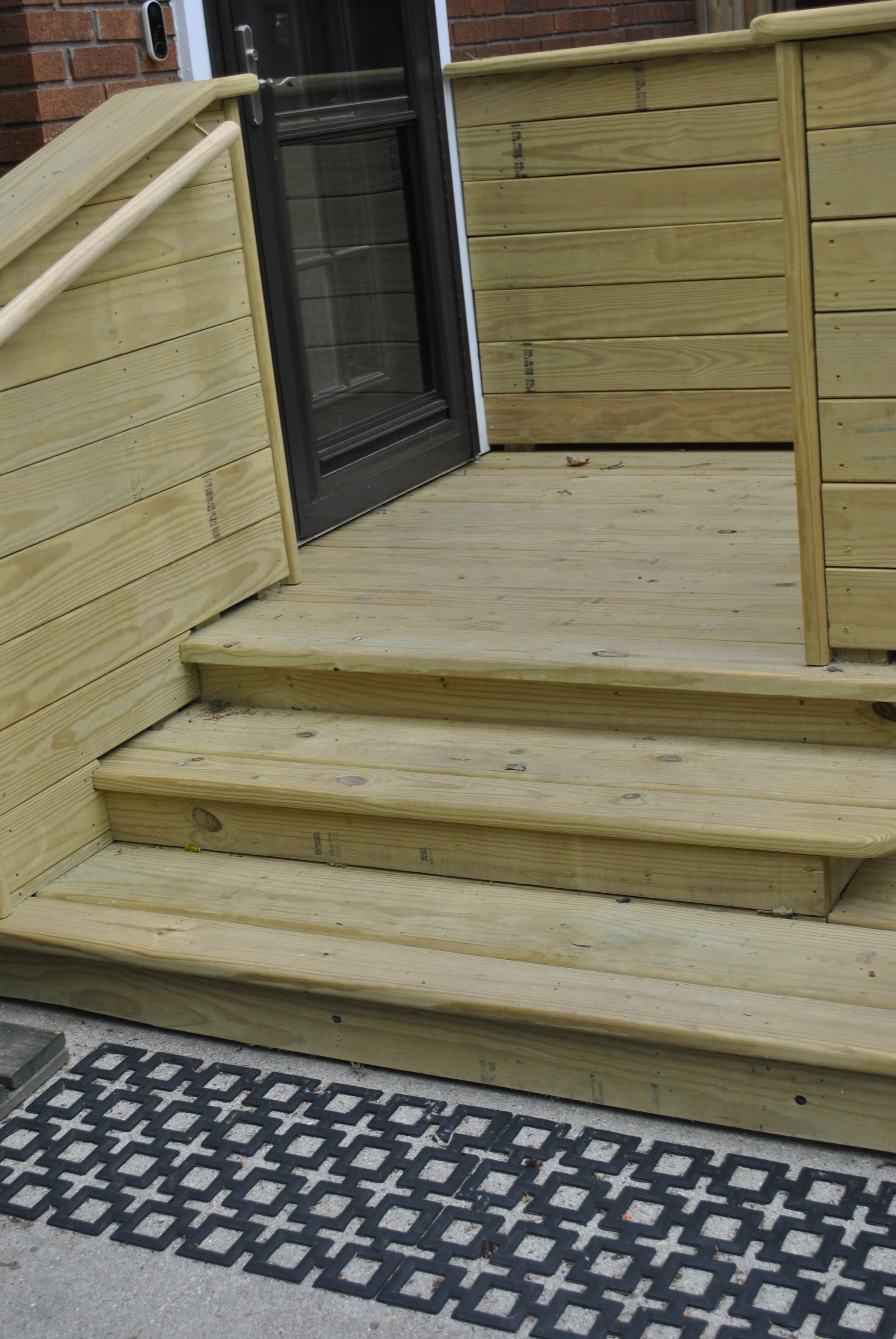 Full stairs and entry to house