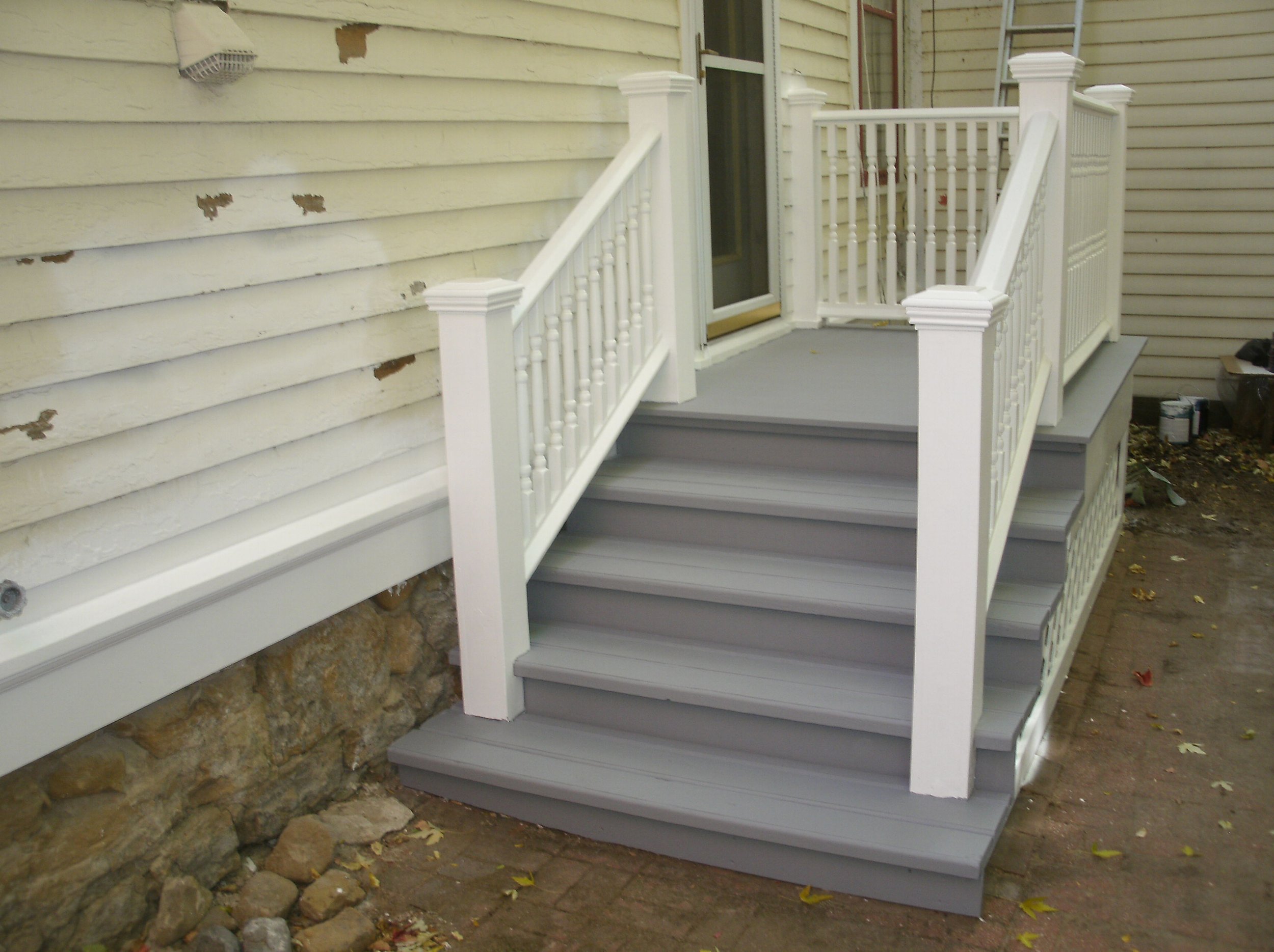Another full view of the side porch.