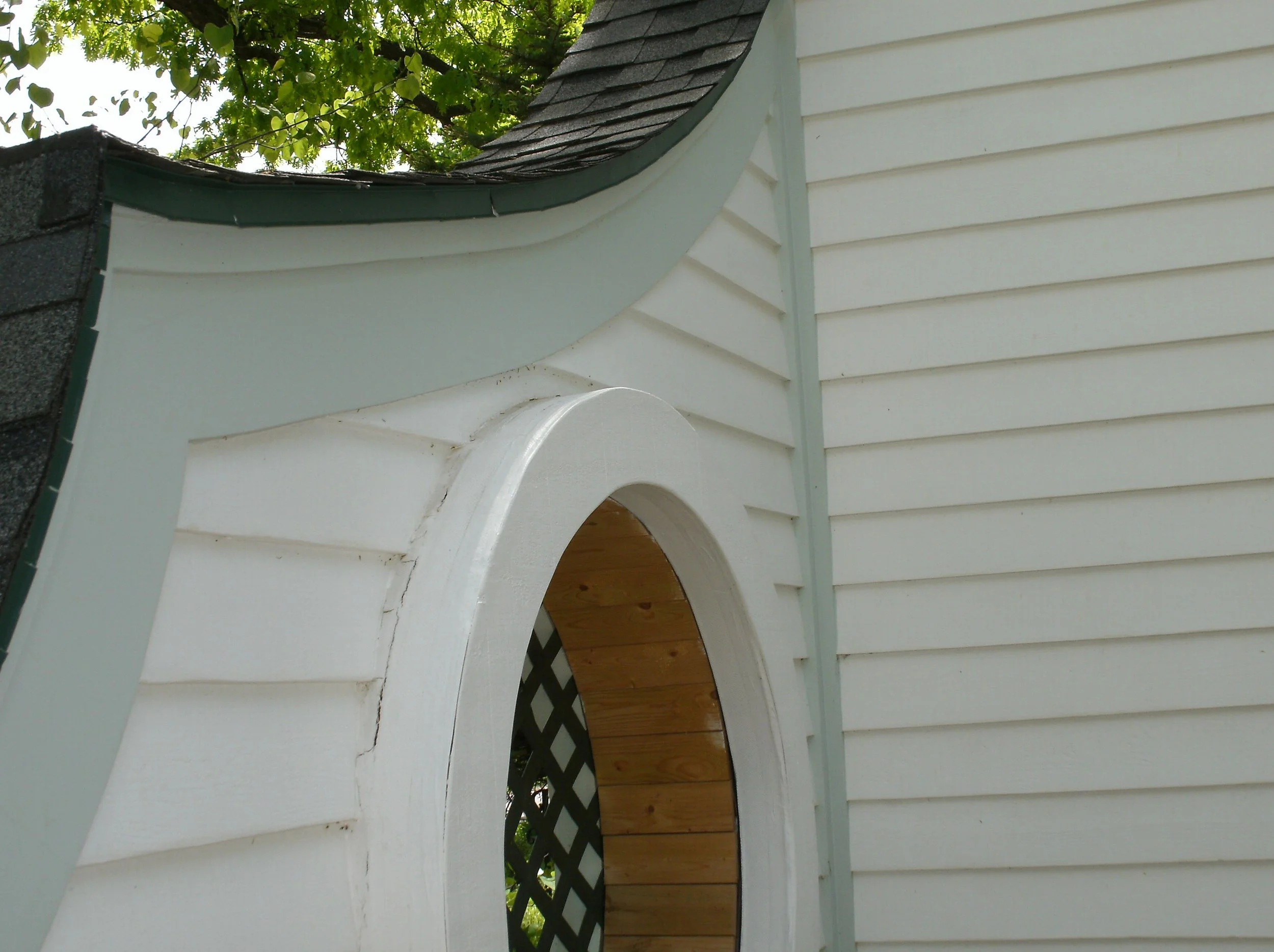 Wing wall detail. Does it seem I was and remain quite smitten with the wing wall?