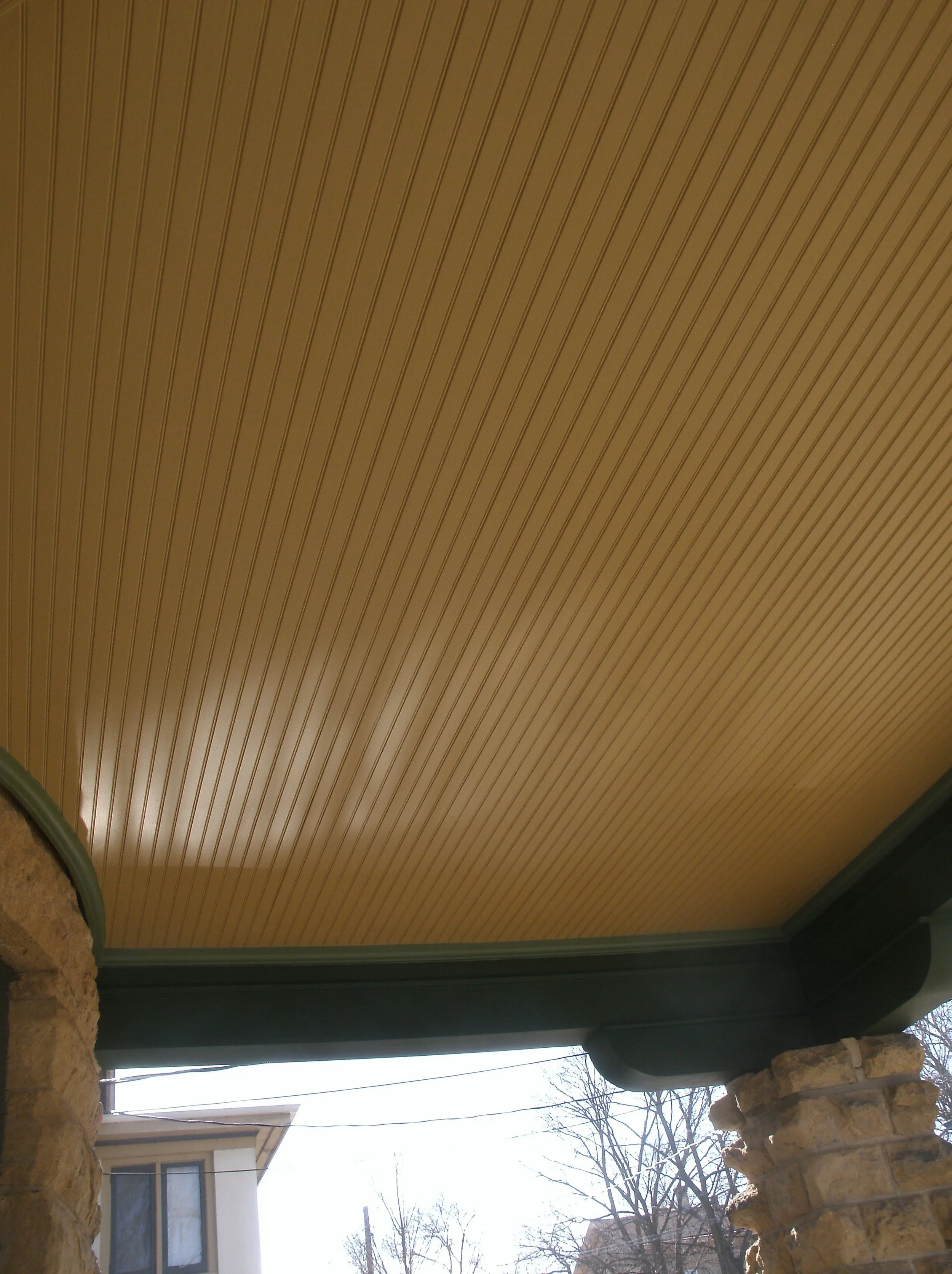 Another ceiling view painted.