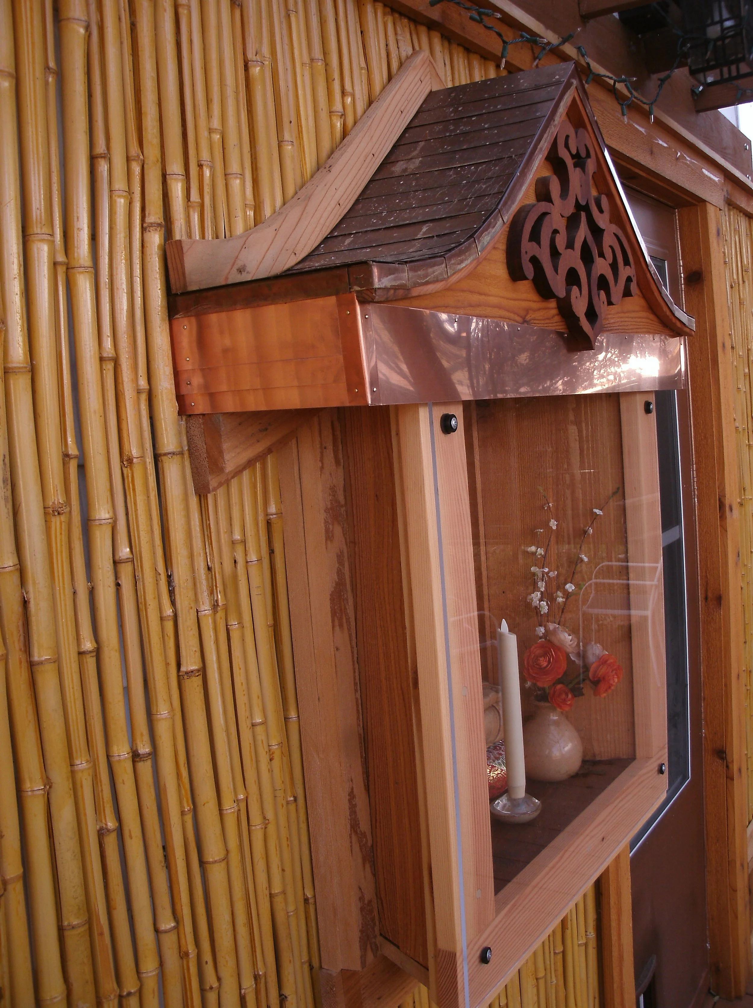 Side view of the shrine