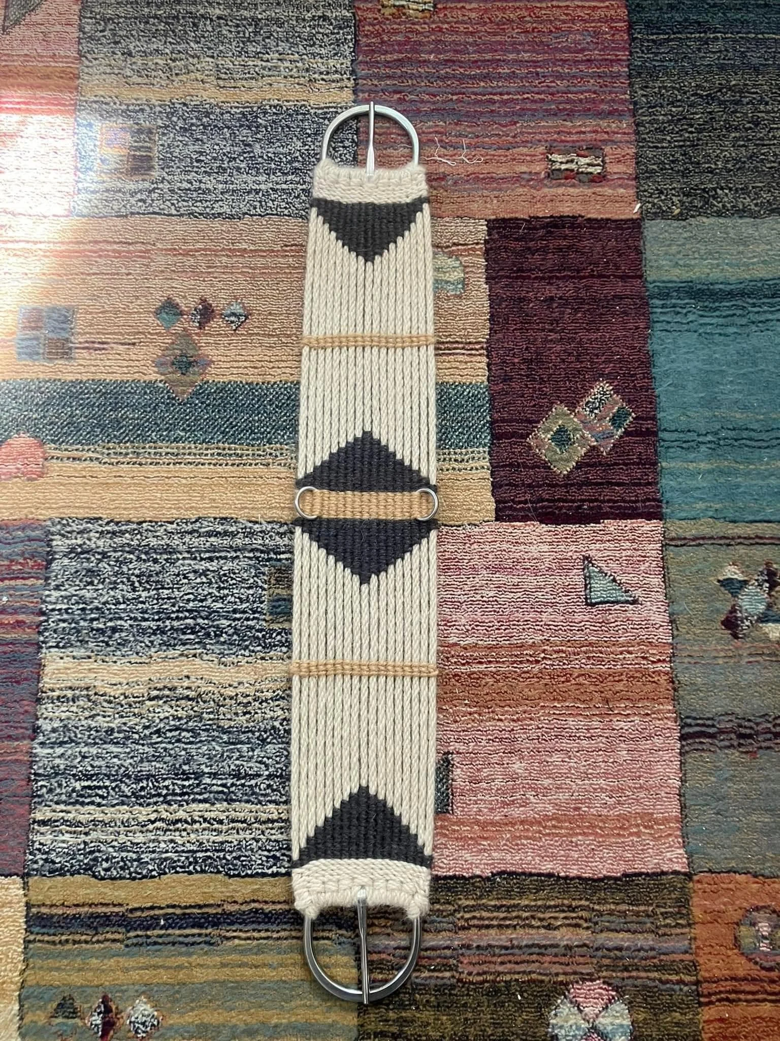 Custom 17-Strand Mohair Cinch w/ D-Rings
