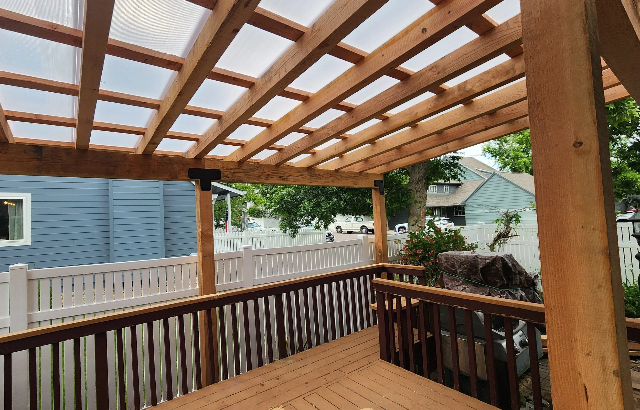 A pergola or a lean-to cover can offer significant protection. These structures act as a shield, absorbing the impact of hail and keeping your deck safe. Beyond hail, they also provide shade from the sun, extending your deck's lifespan and making it more enjoyable.