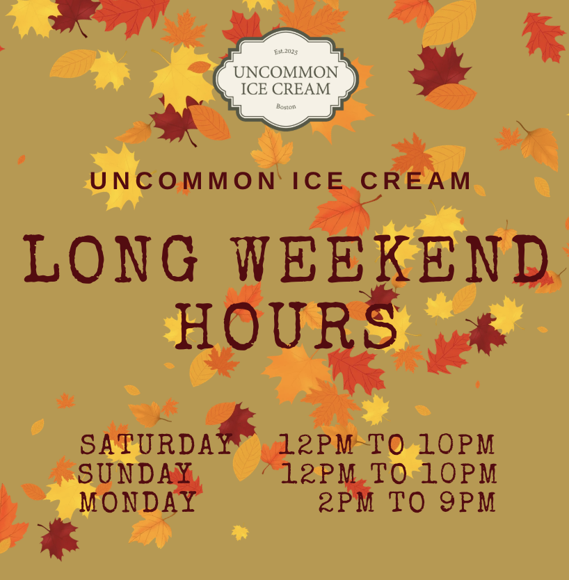 We are open October 10, October 11 and October 12