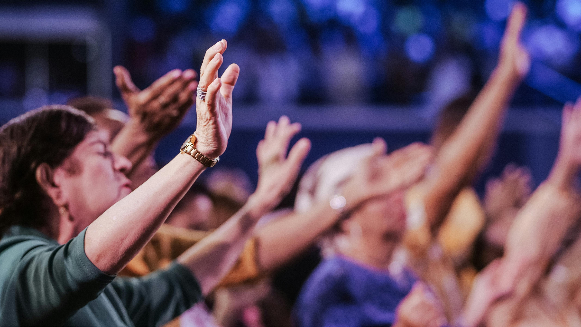 people worshipping and listening to the holy spirit