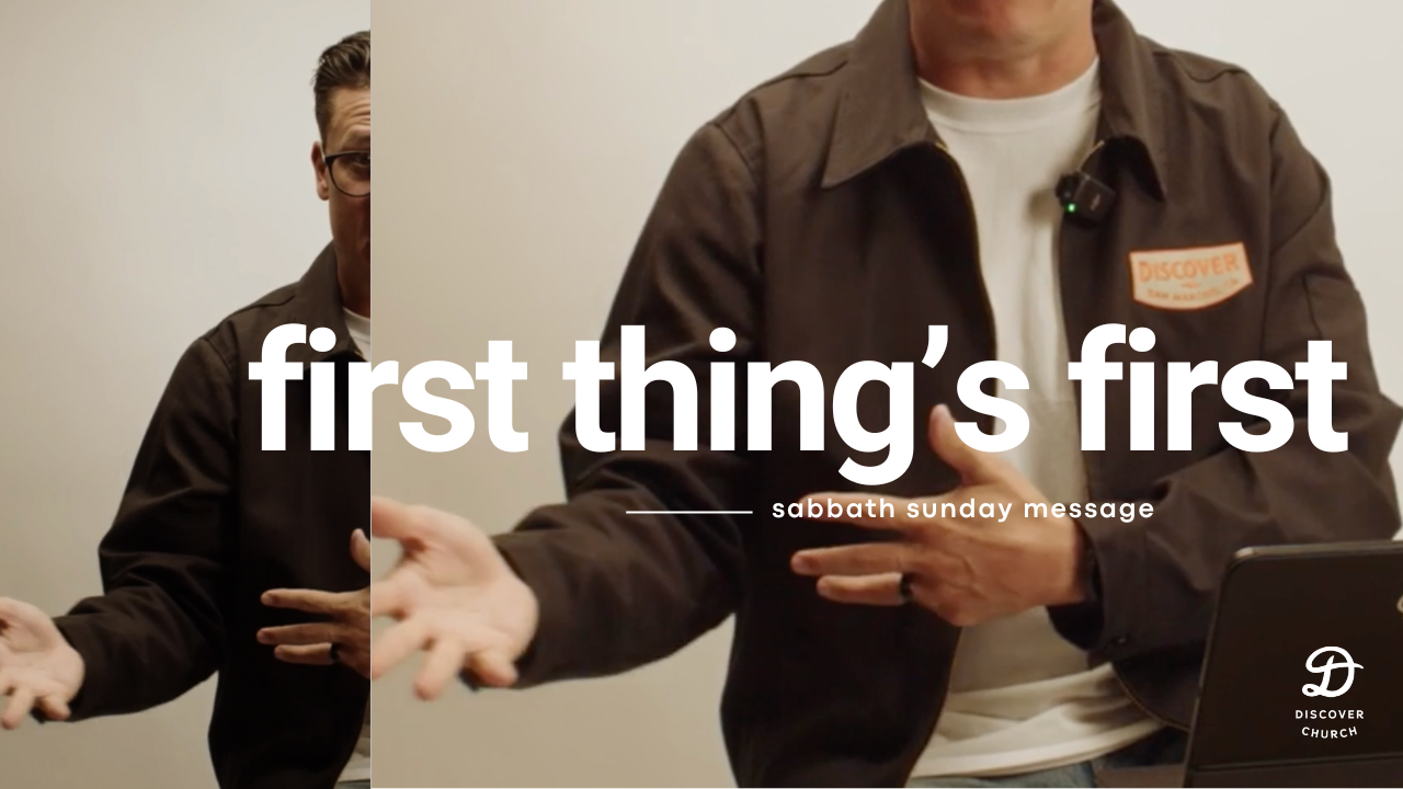 First Things First: Putting God First in the New Year