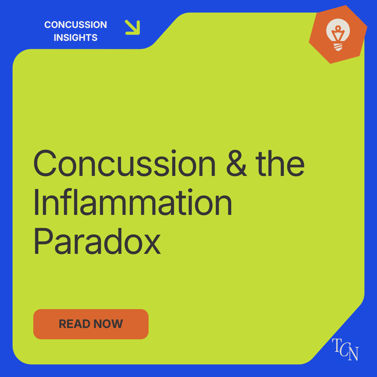 Concussion and The Inflammation Paradox