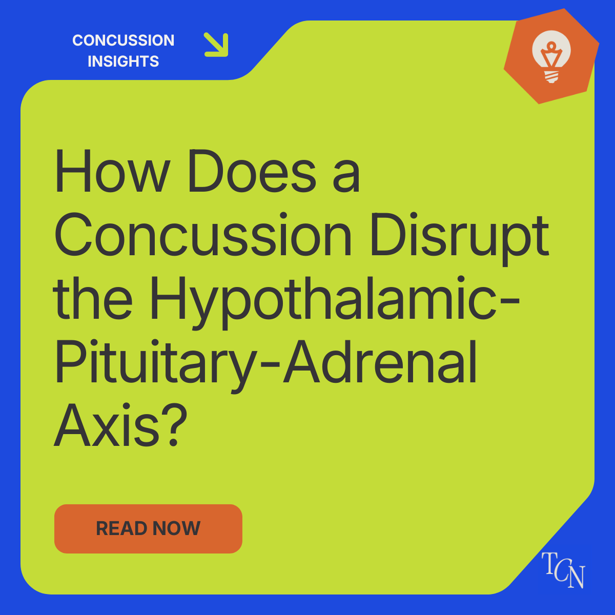 How Does a Concussion Disrupt the Hypothalamic-Pituitary-Adrenal Axis?