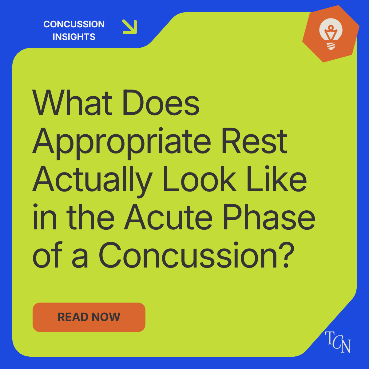 What Does Appropriate Rest Actually Look Like in the Acute Phase of a Concussion?