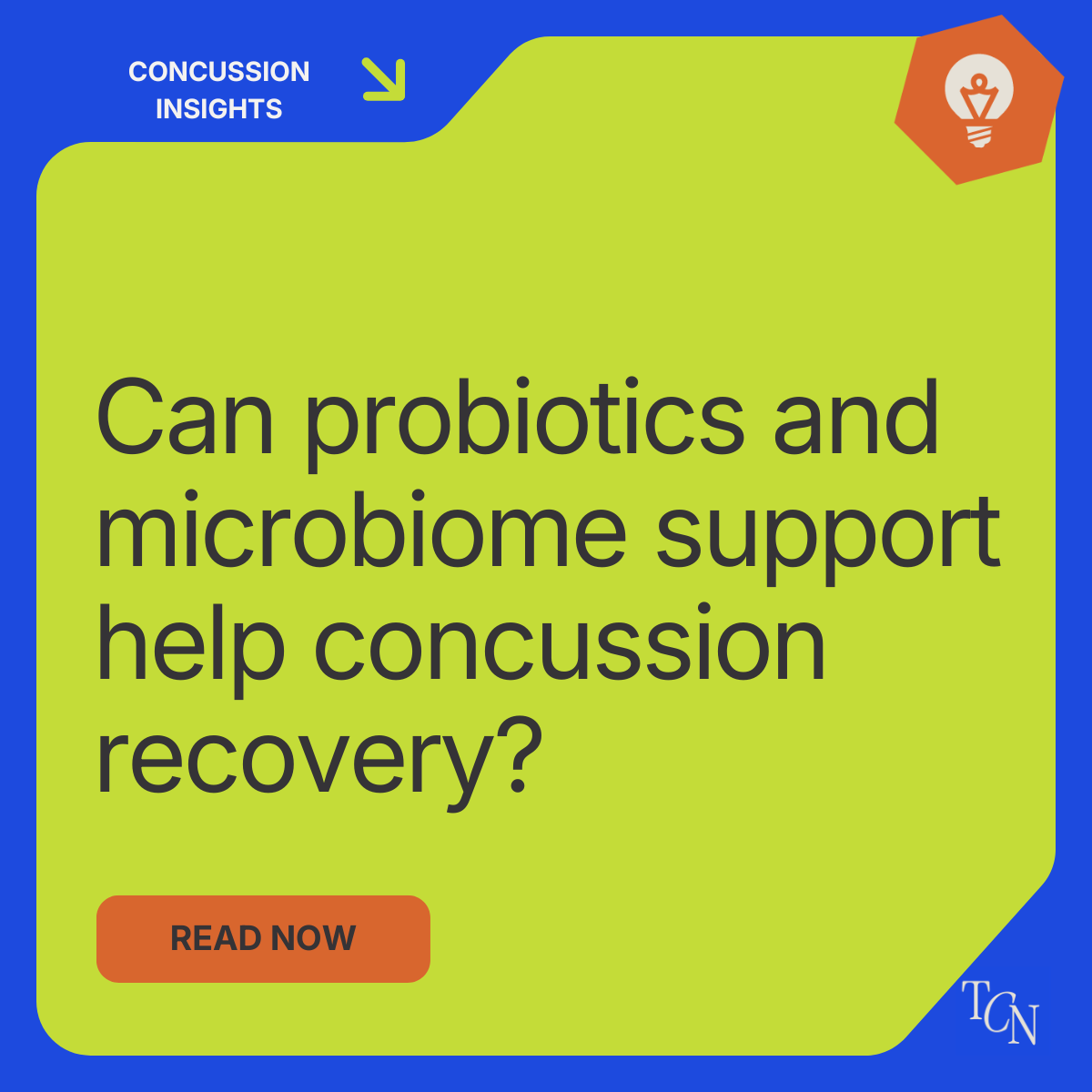 Can probiotics and microbiome support help concussion recovery?