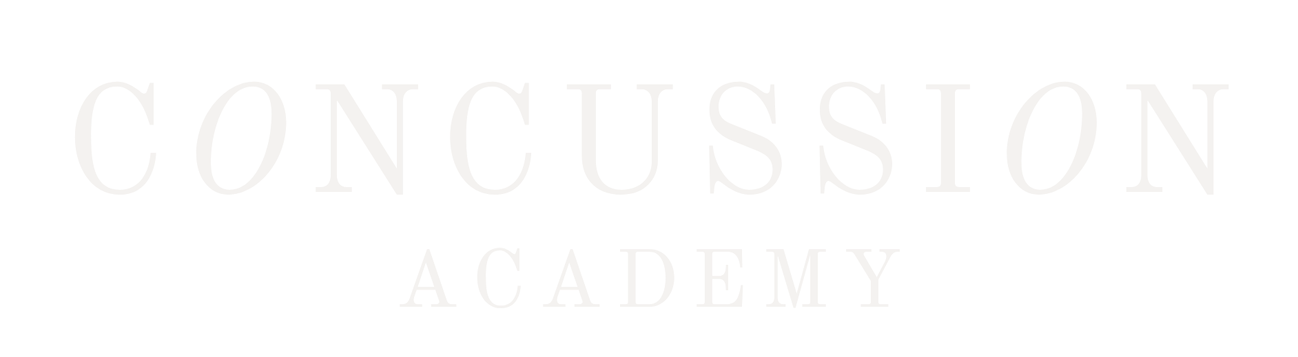concussion academy text. an educational hub for all practitioners who work with concussion to raise the standard of collaboration and care in concussion injuries.