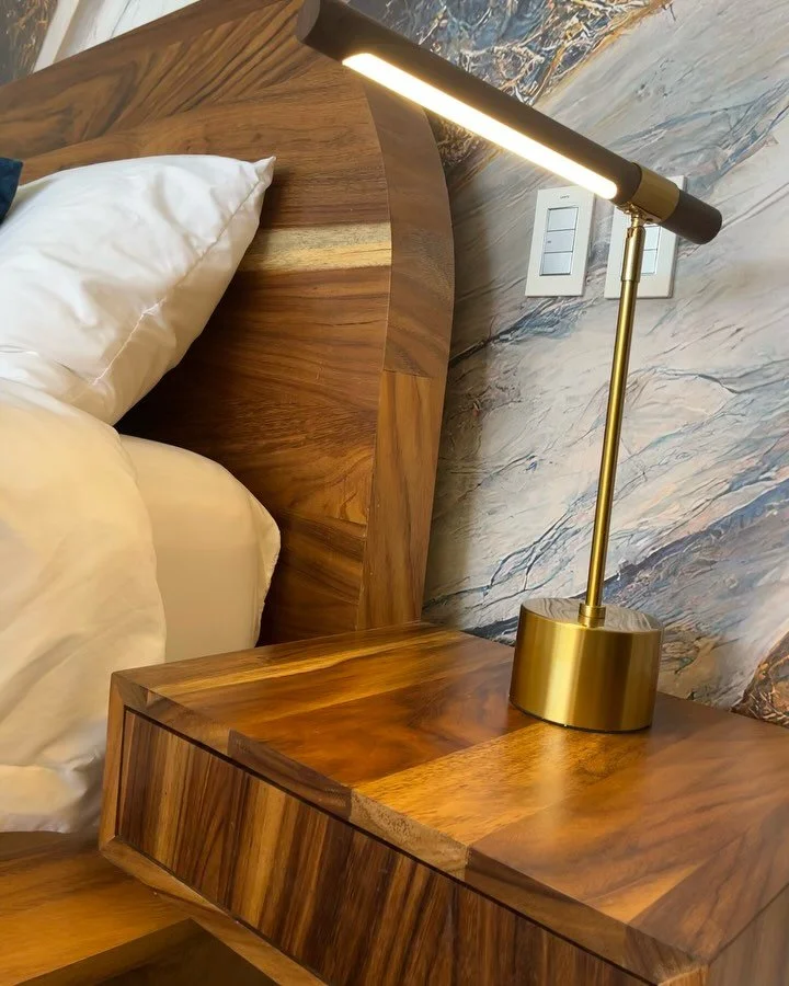 Details of our custom made parota wood bed frame for  the Pedregal Project. 

#moderndecor #interiordesign #furnituredesign #modernhomes