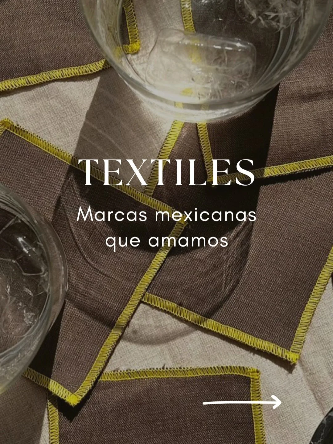 Los textiles son una de las formas m&aacute;s simples de sumar textura, color y car&aacute;cter a un espacio.

Aqu&iacute; te dejamos algunas marcas mexicanas de textiles que amamos, perfectas para elevar cualquier proyecto.

Guarda este post para cu