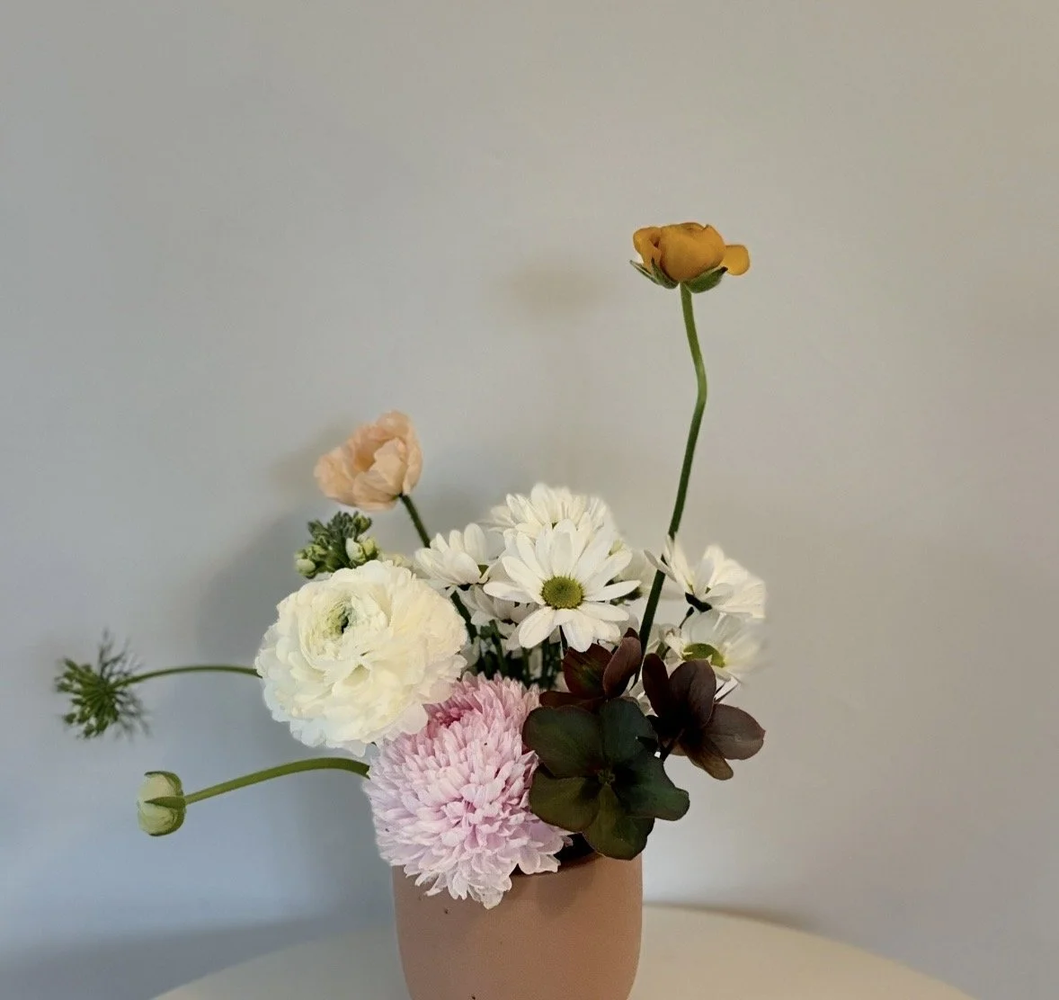 A SWEET POT OF FLOWERS