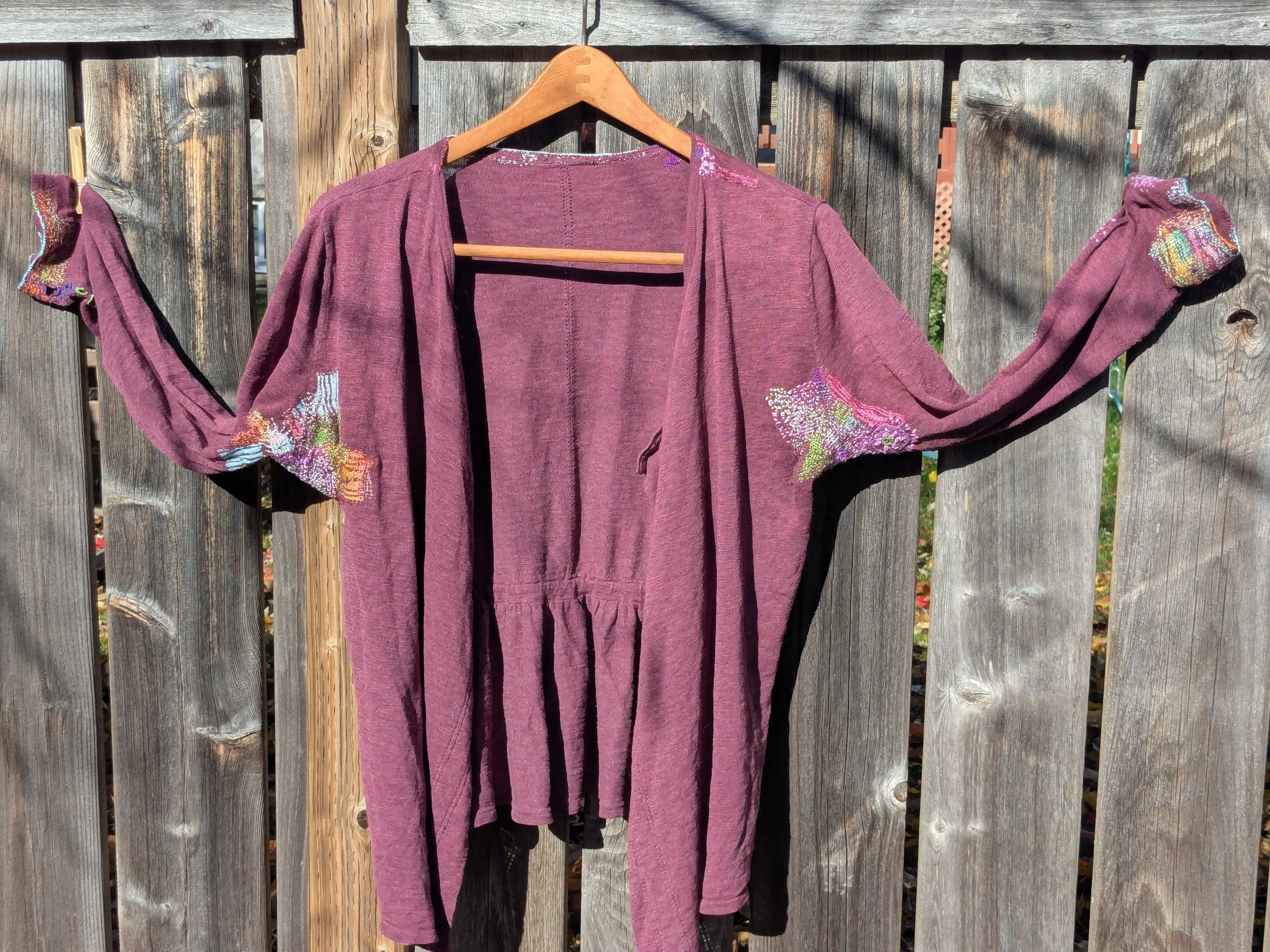 Lovingly visibly and ongoingly mended.