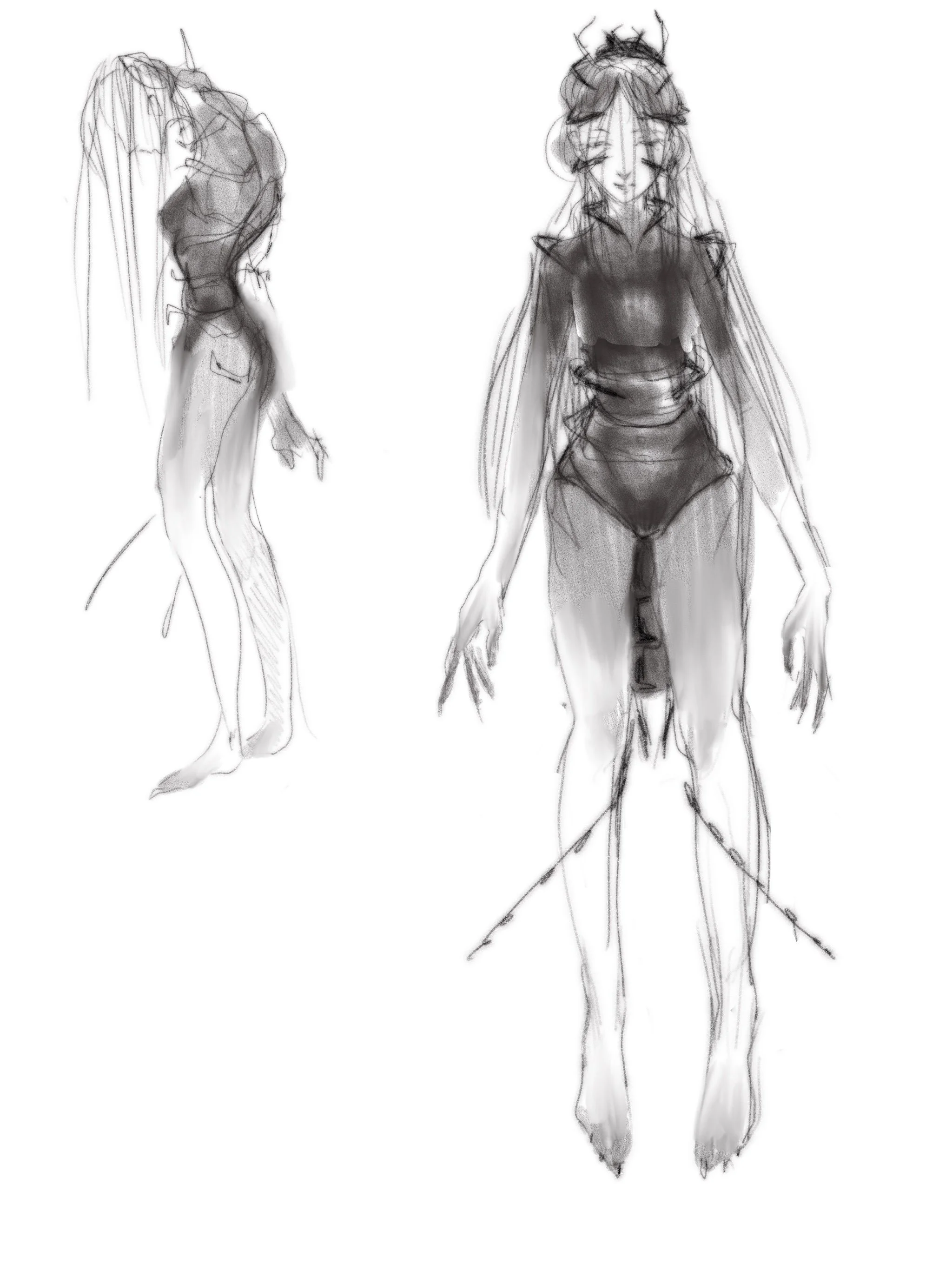 Centipede Woman Concept - Digital 2023