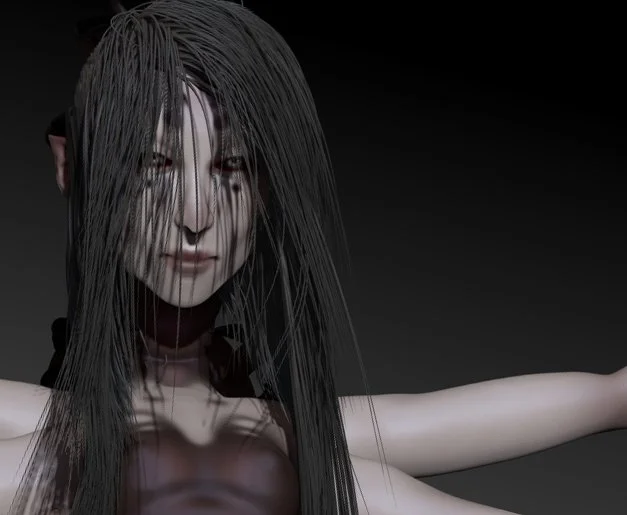 Centipede Woman Closeup - Maya and Zbrush 2023