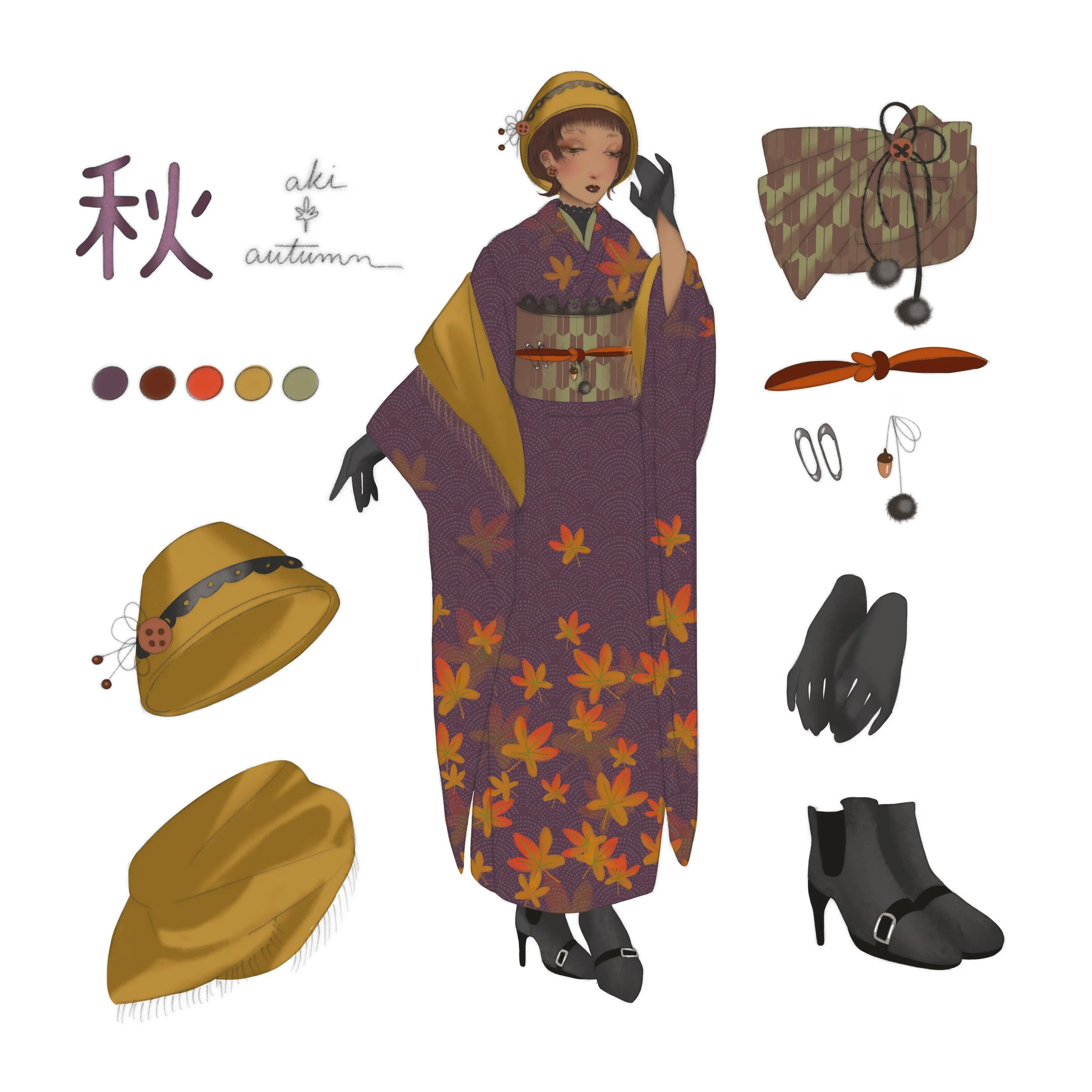 Kimono Series: Autumn - Digital 2025