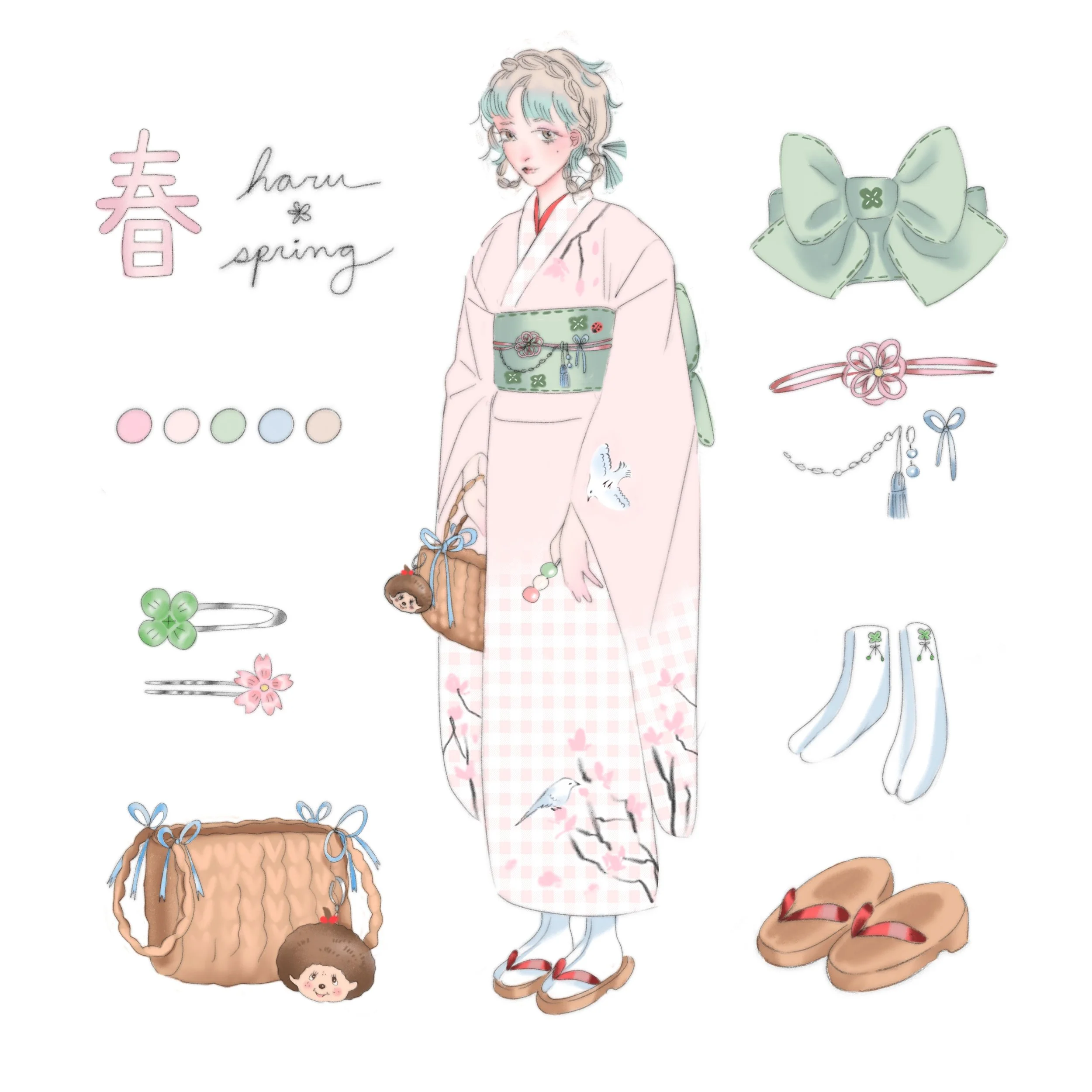 Kimono Series: Spring - Digital 2025