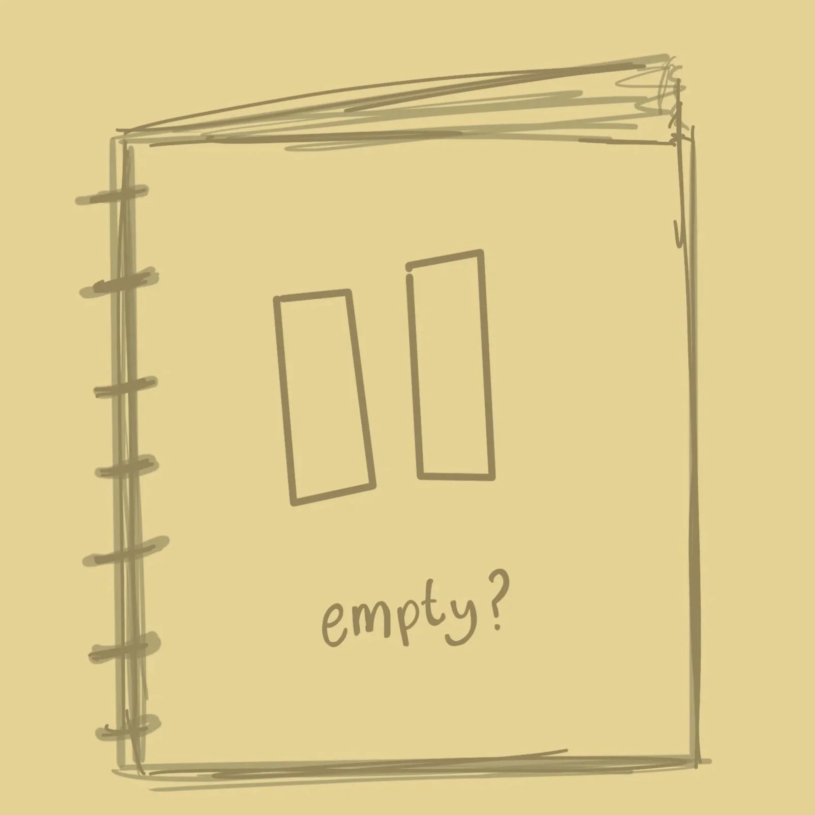 The empty chapter or the chapter on pause.