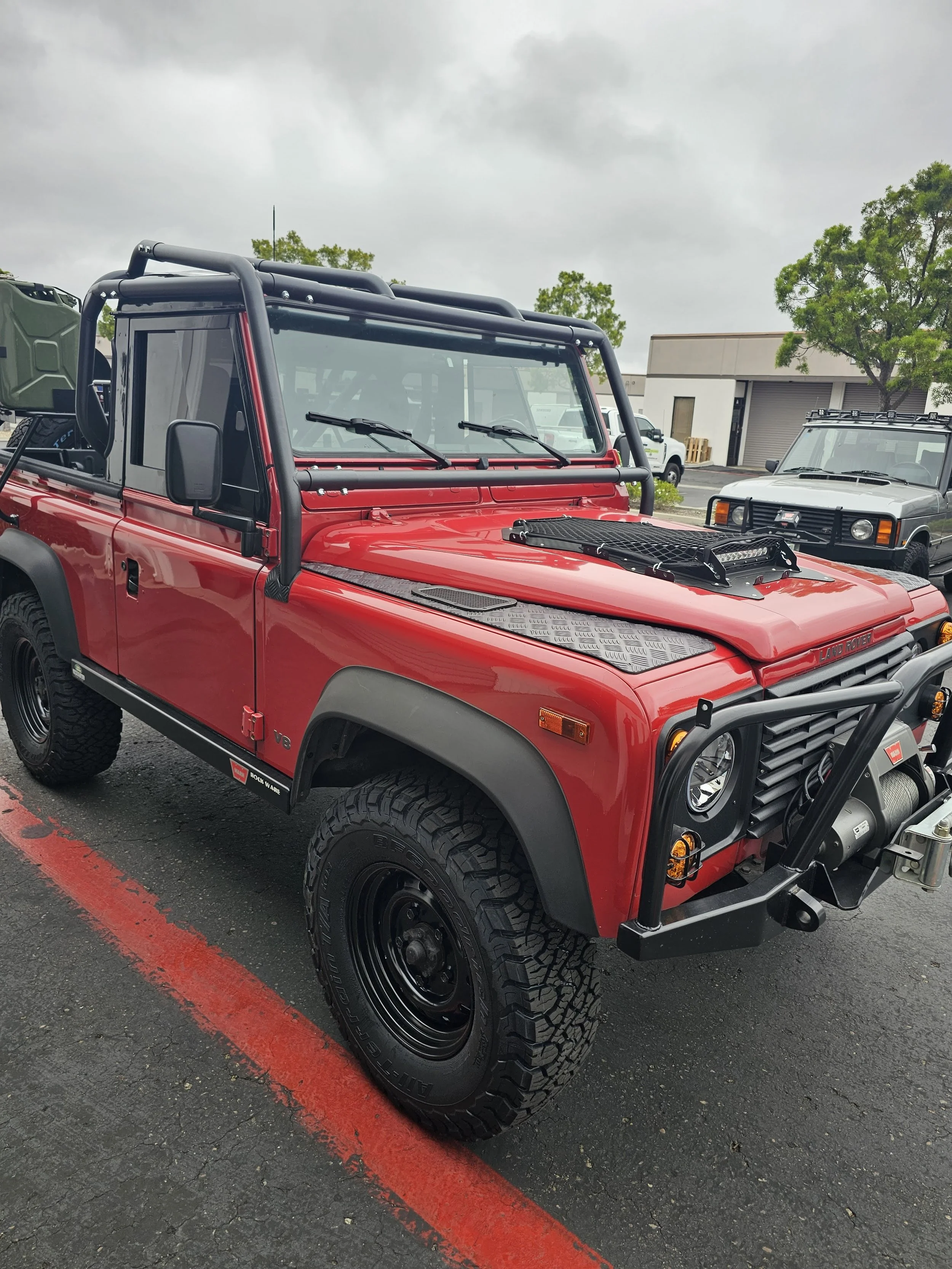 Custom Land Rover Defender by Defender Traders in San Diego.