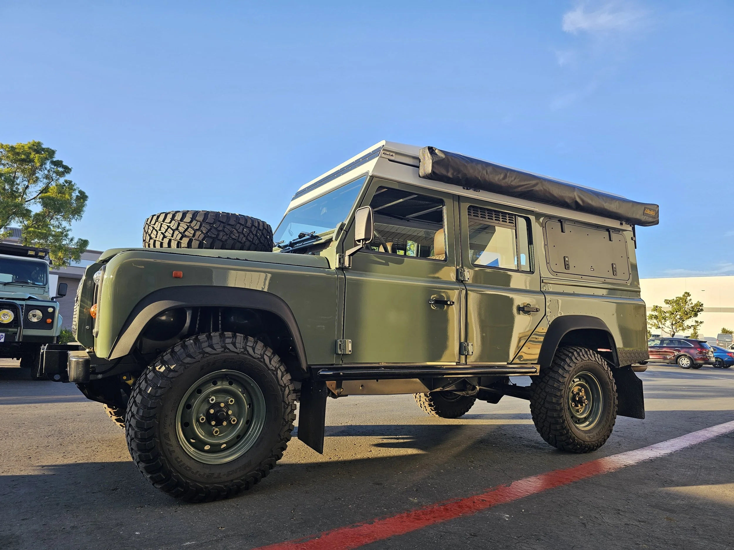 Custom Land Rover Defender Camper by Defender Traders in San Diego.
