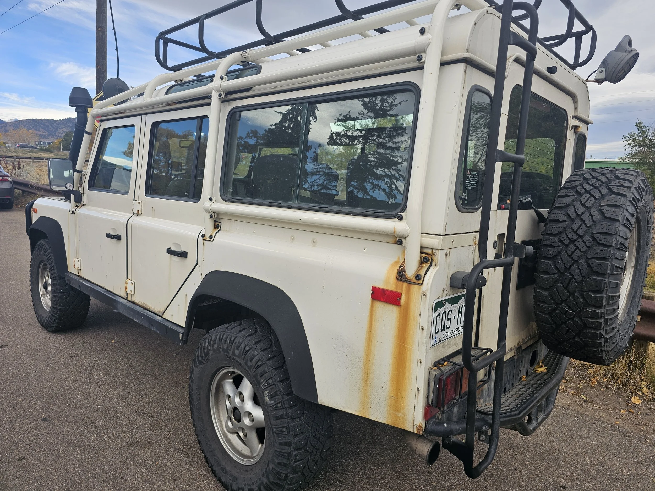 Land Rover Defender at Defender Traders in San Diego.