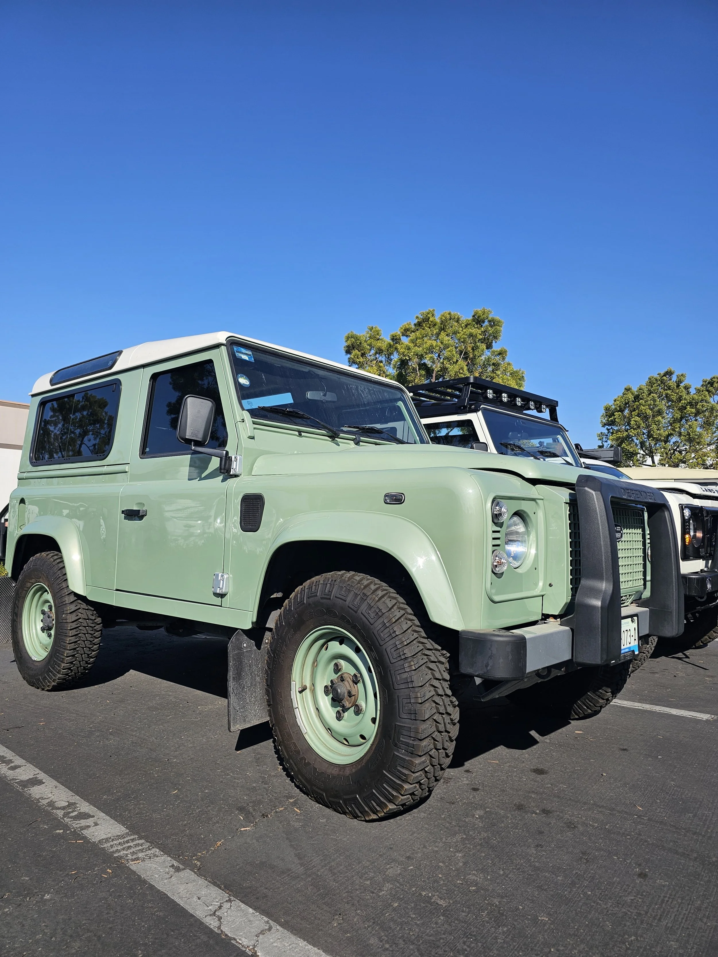 Custom Land Rover Defender by Defender Traders in San Diego.