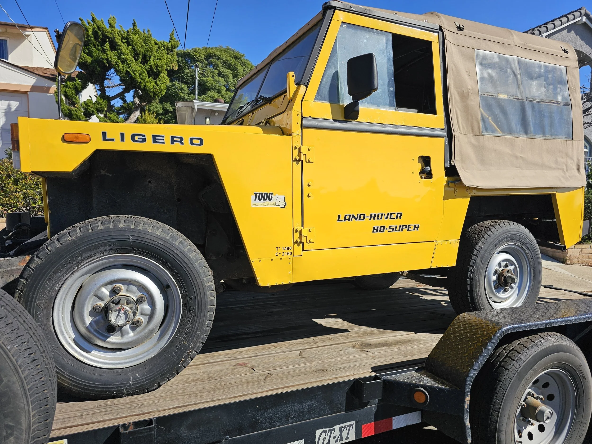 Very Rare Land Rover Ligero Super at Defender Traders in San Diego.