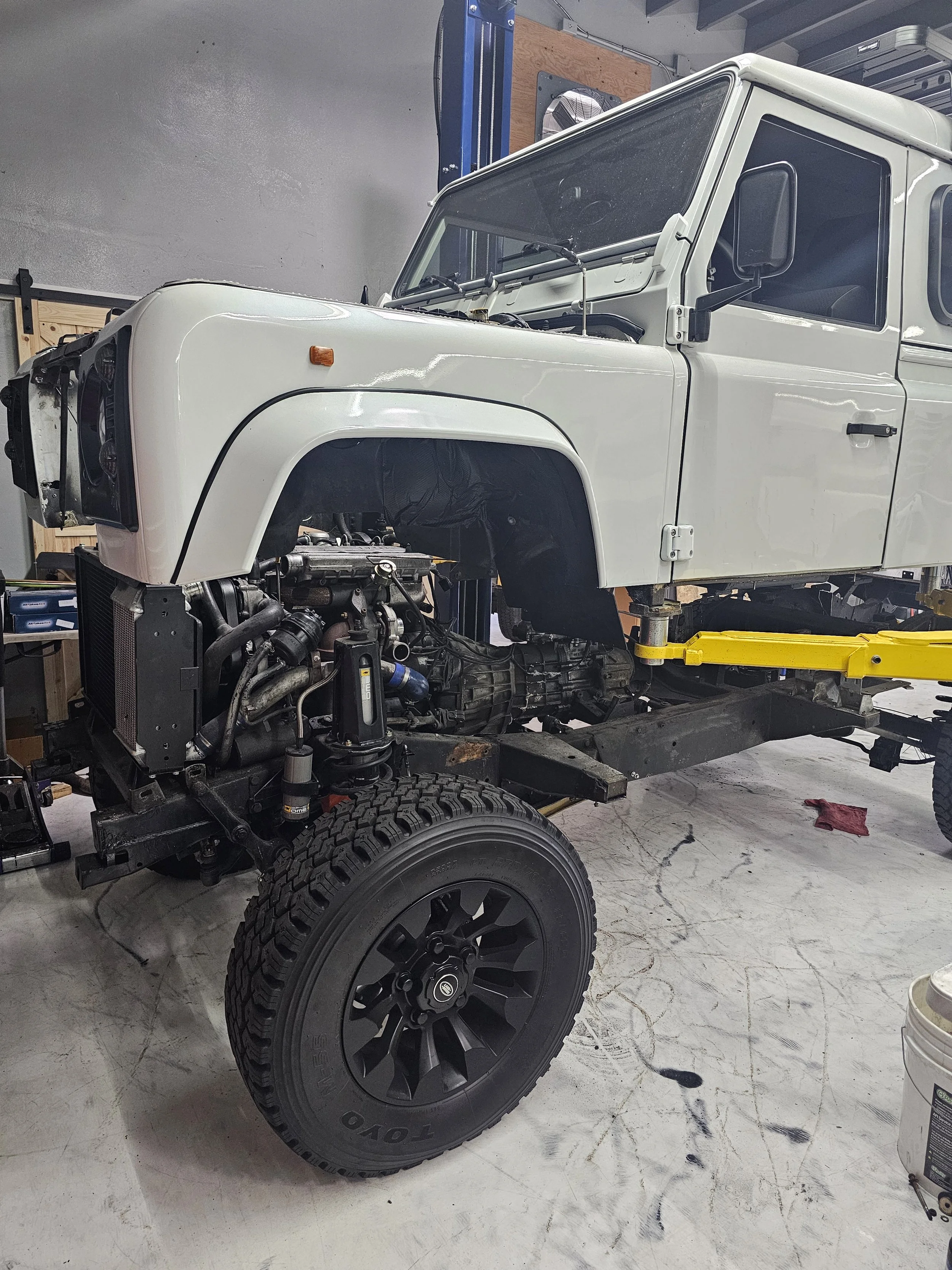 Custom Land Rover Defender by Defender Traders in San Diego.