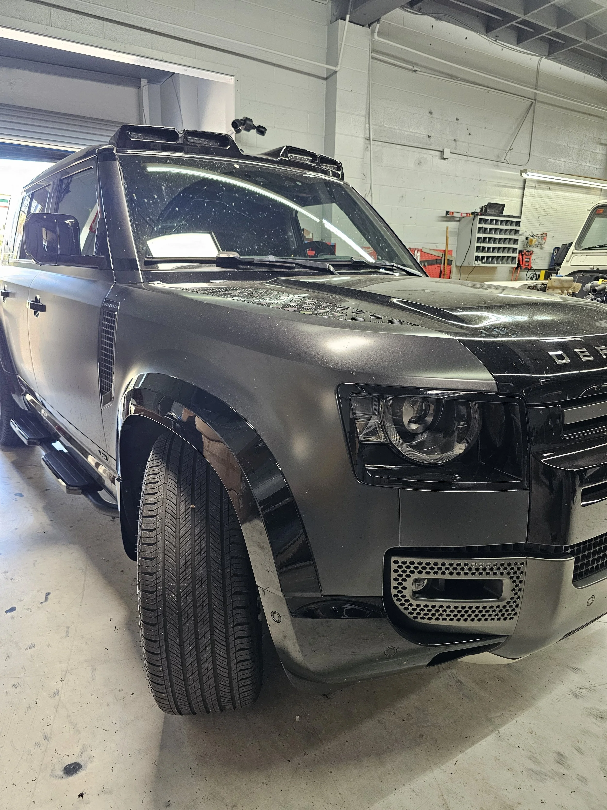 Custom Land Rover Defender by Defender Traders in San Diego.