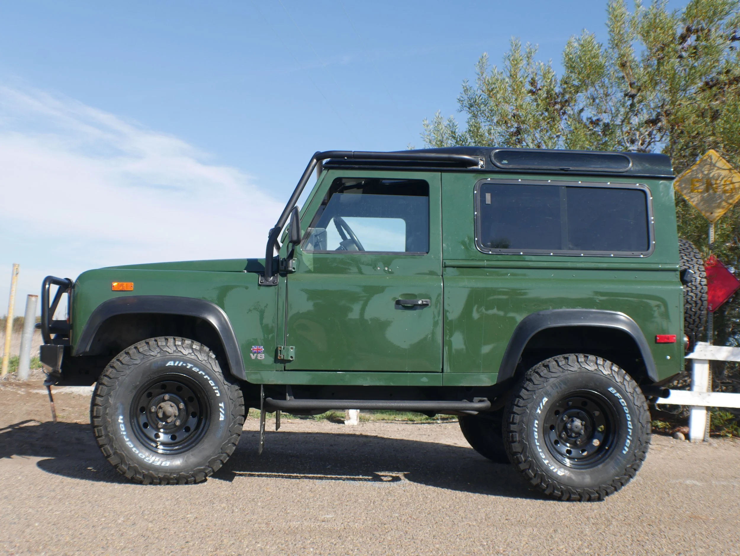 Custom Land Rover Defender by Defender Traders in San Diego.