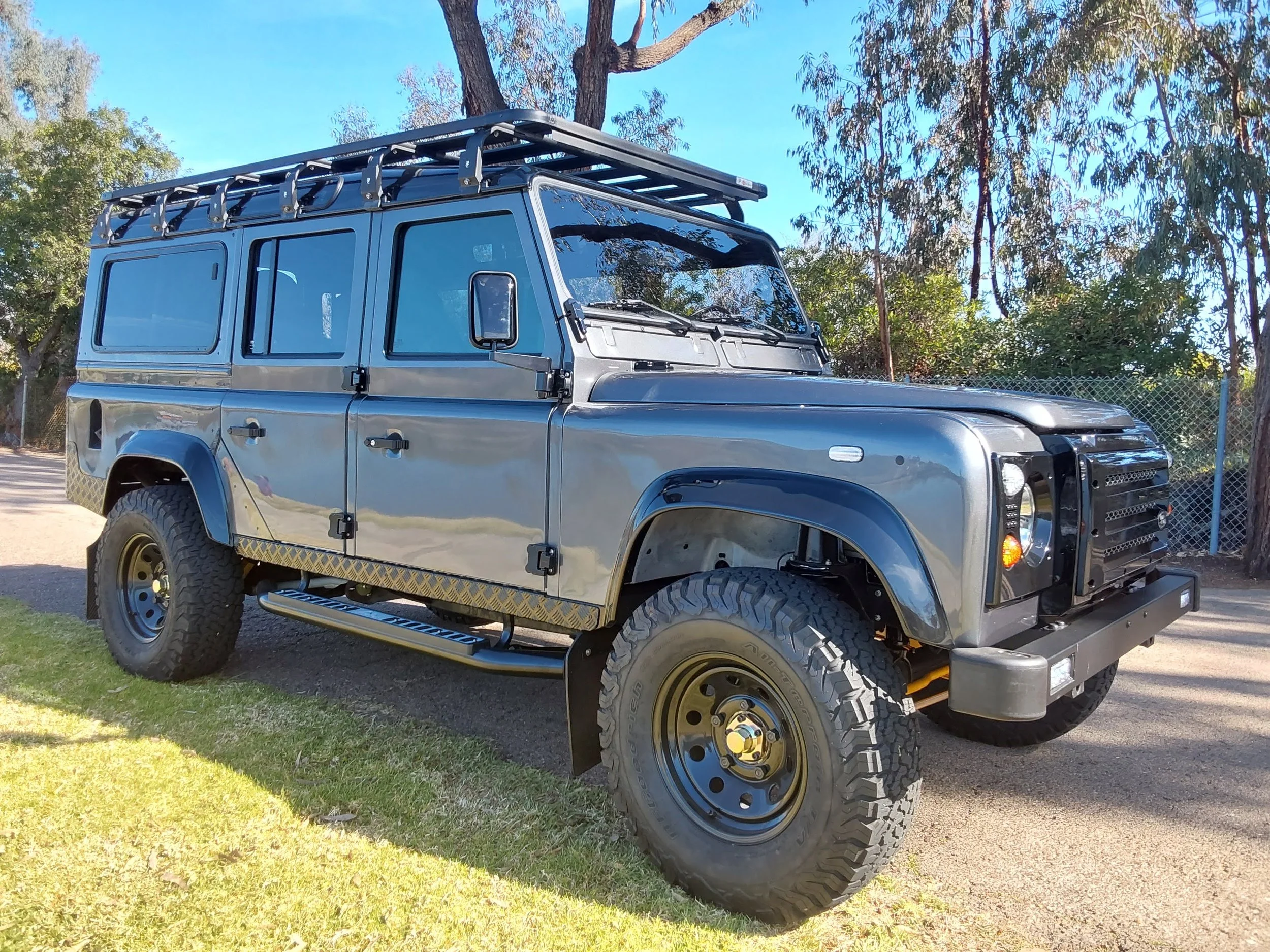 Custom Land Rover Defender by Defender Traders in San Diego.