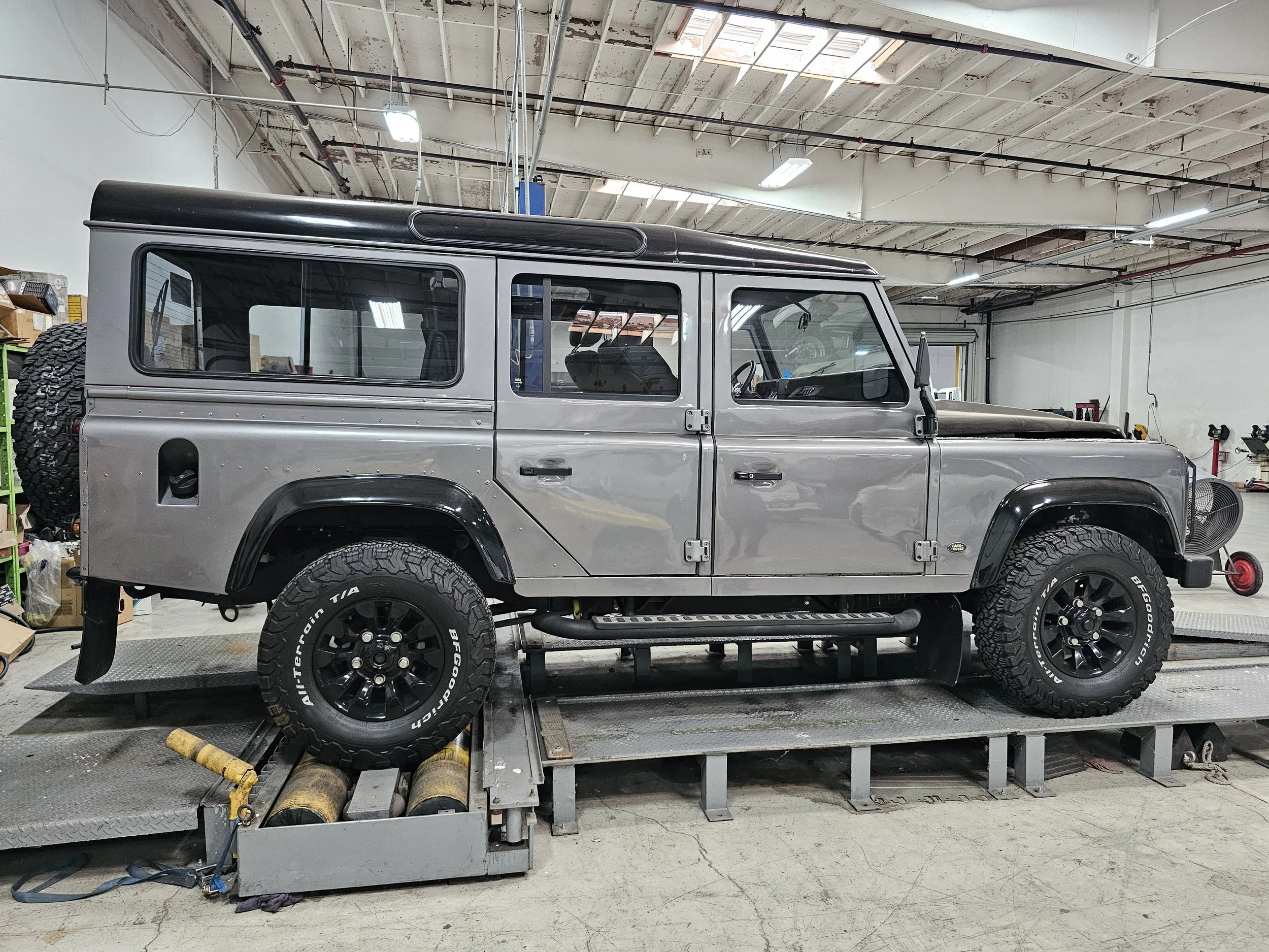 Custom Land Rover Defender by Defender Traders in San Diego.