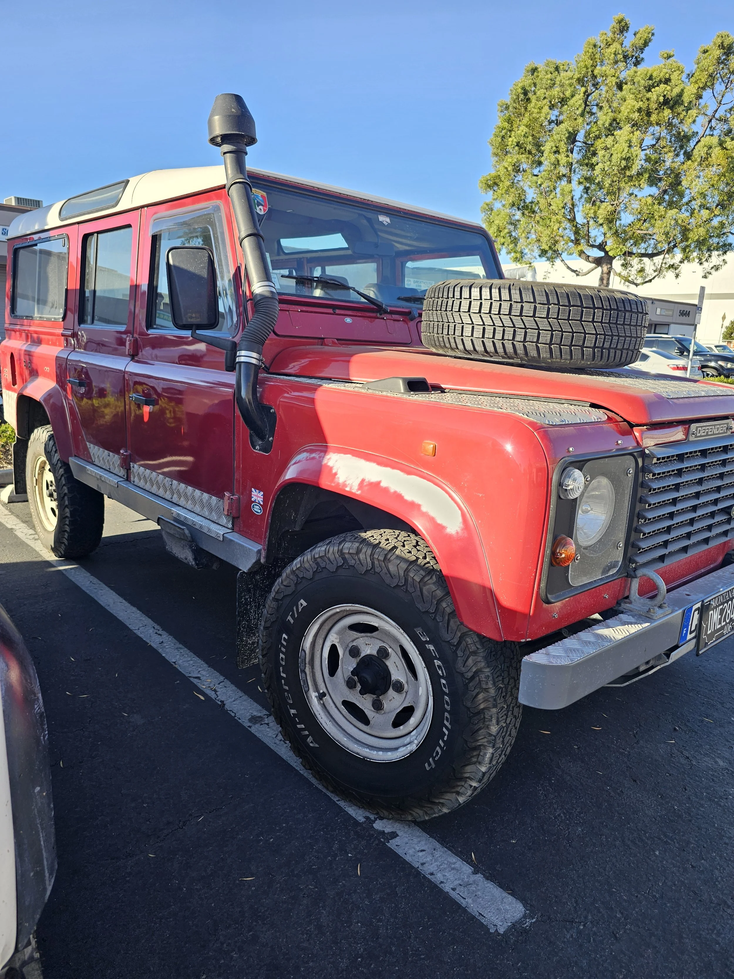 Custom Land Rover Defender by Defender Traders in San Diego.
