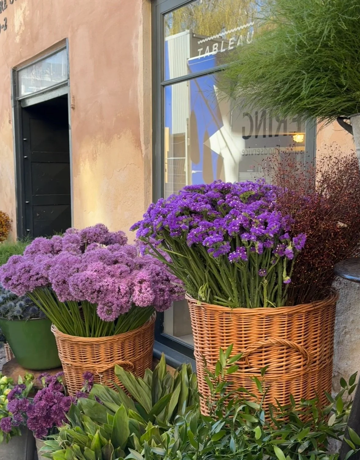 exterior of a flower shop in Copenhagen