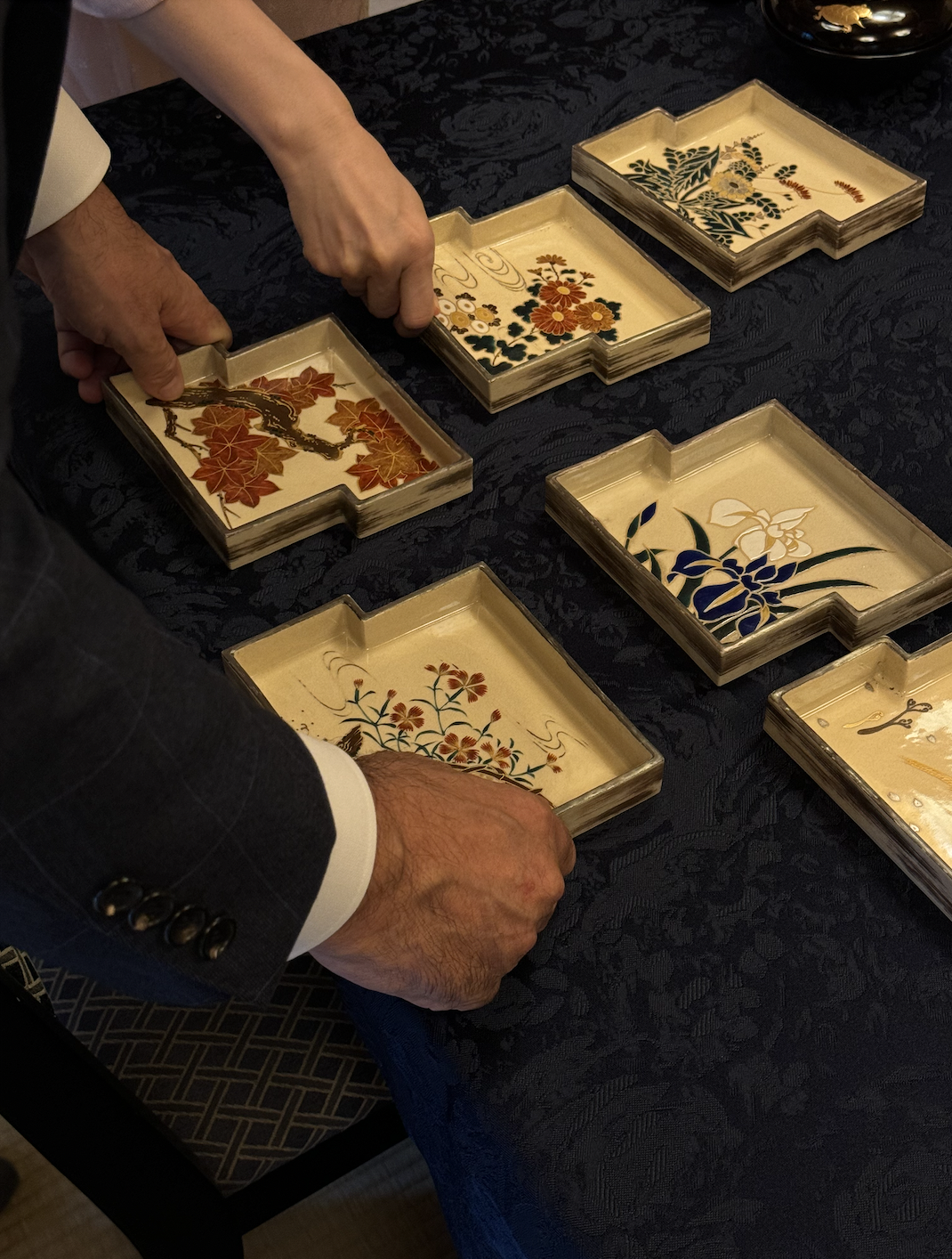 A complete set of 'twelve months osara' plates, each dedicated to a month of the year, tracing how seasonal motifs travel across East Asian artistic traditions. Read more about their forms, meanings, and cultural connections.