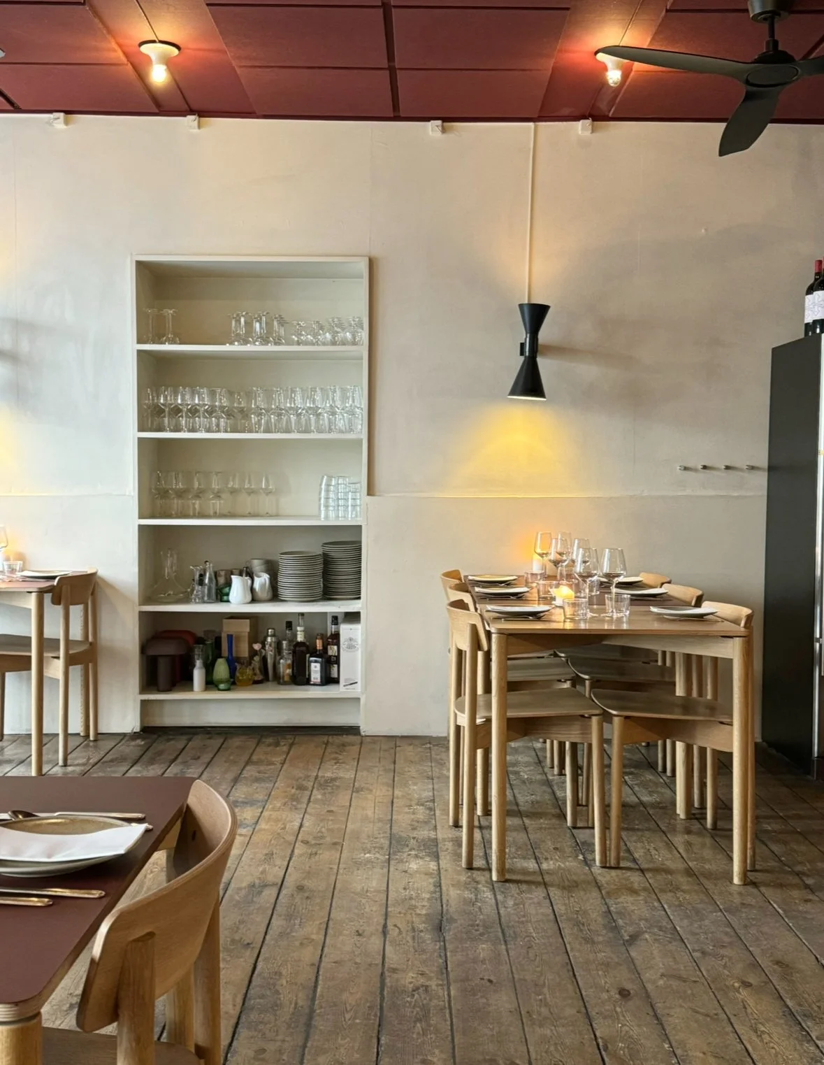 interior of Theo, a restaurant in Copenhagen