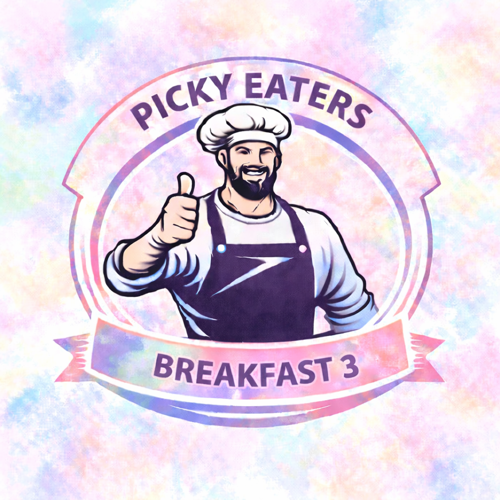 Pancakes with Scrambled Egg:  Small plain pancakes served with one scrambled egg