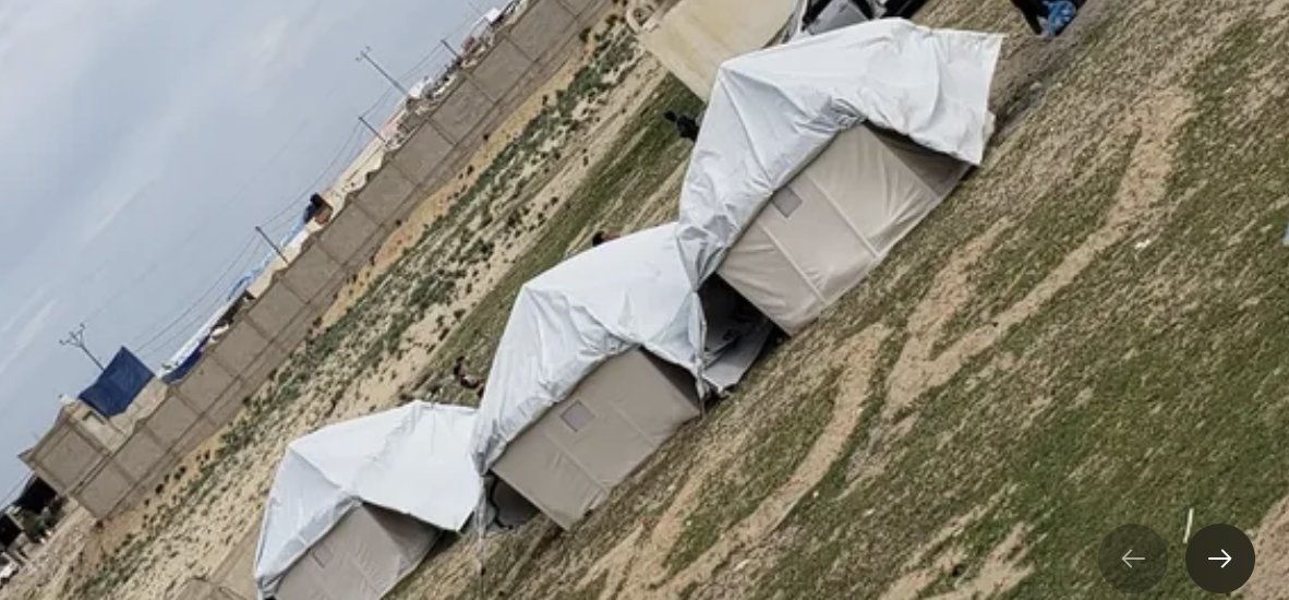 Picture of tents in Palestine
