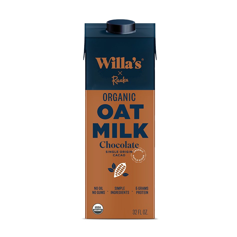 Carton of Willa's Organic Chocolate Oat Milk