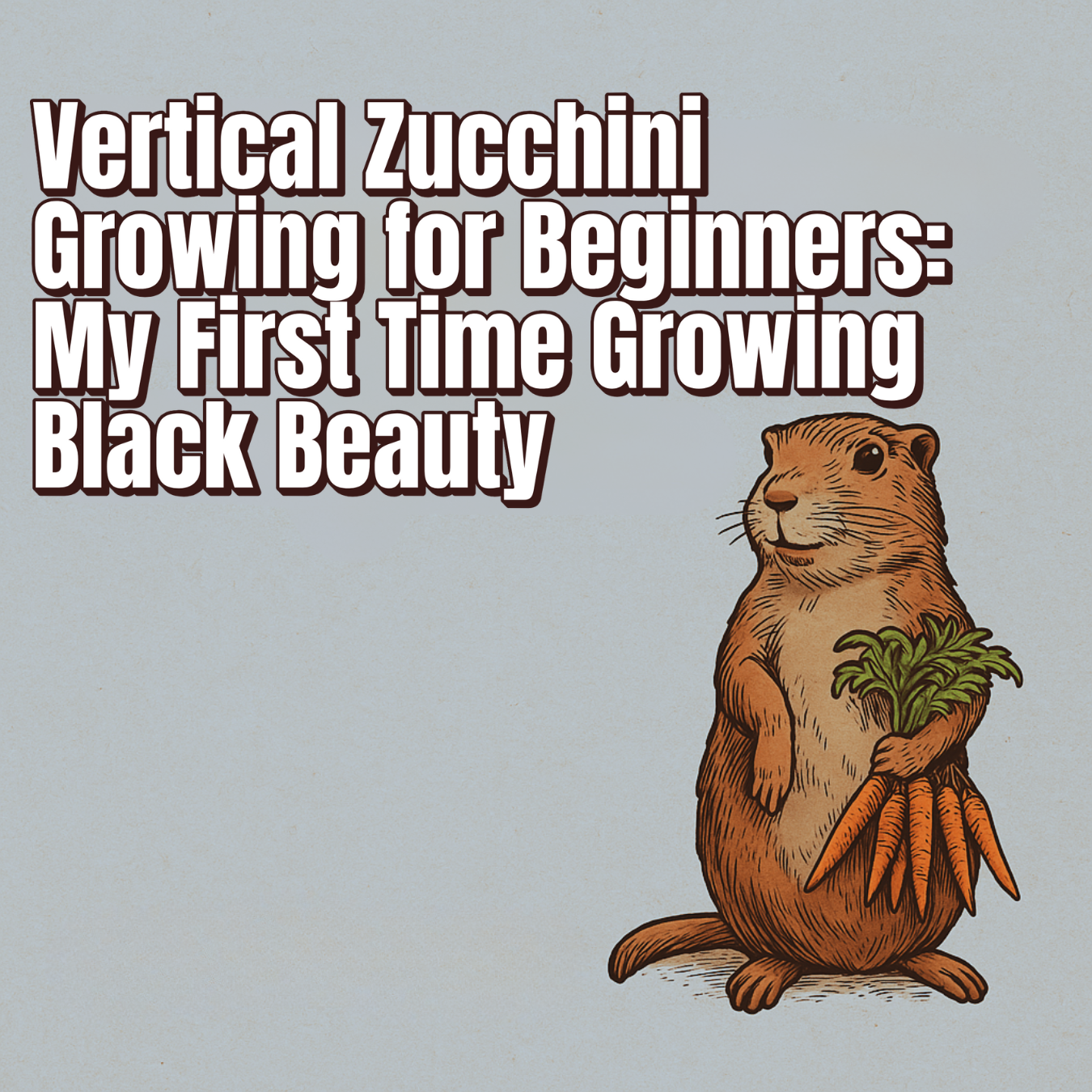 Vertical Zucchini Growing for Beginners: My First Time Growing Black Beauty