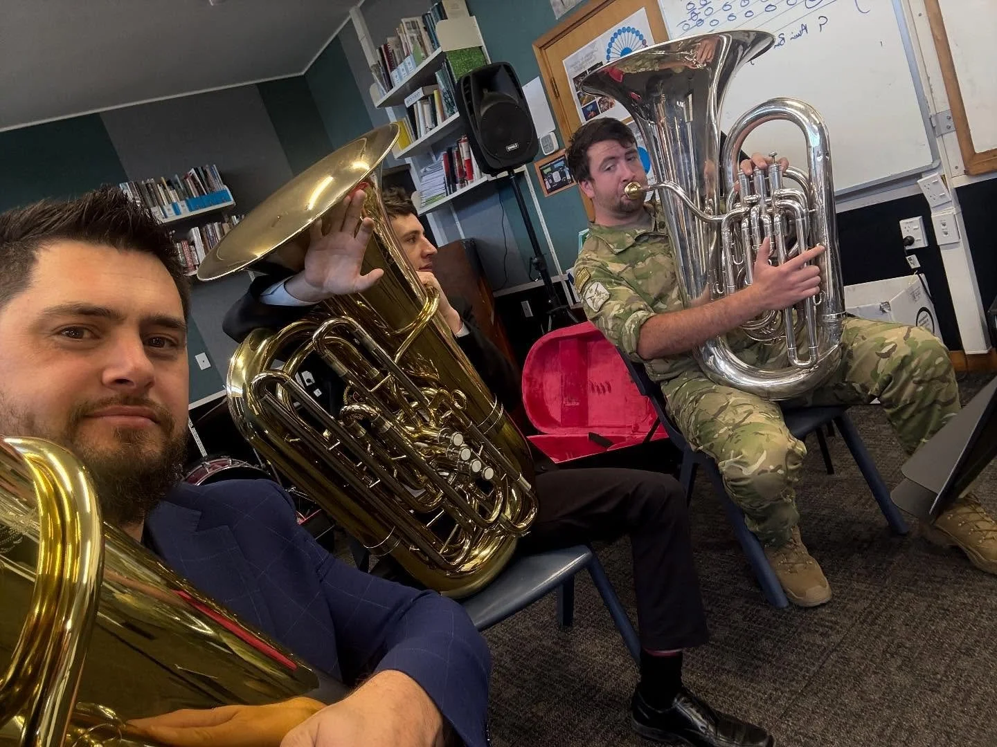 Fantastic first day at MEFA with @musicworks.nz - always great to meet new people and catch up with some old colleagues and friends! - 

#nztuba #tuba #brassmusic #tubasolo #brassplayer #musicianlife #tubist #lowbrass #iplayeastman #tubalife #kiwimus